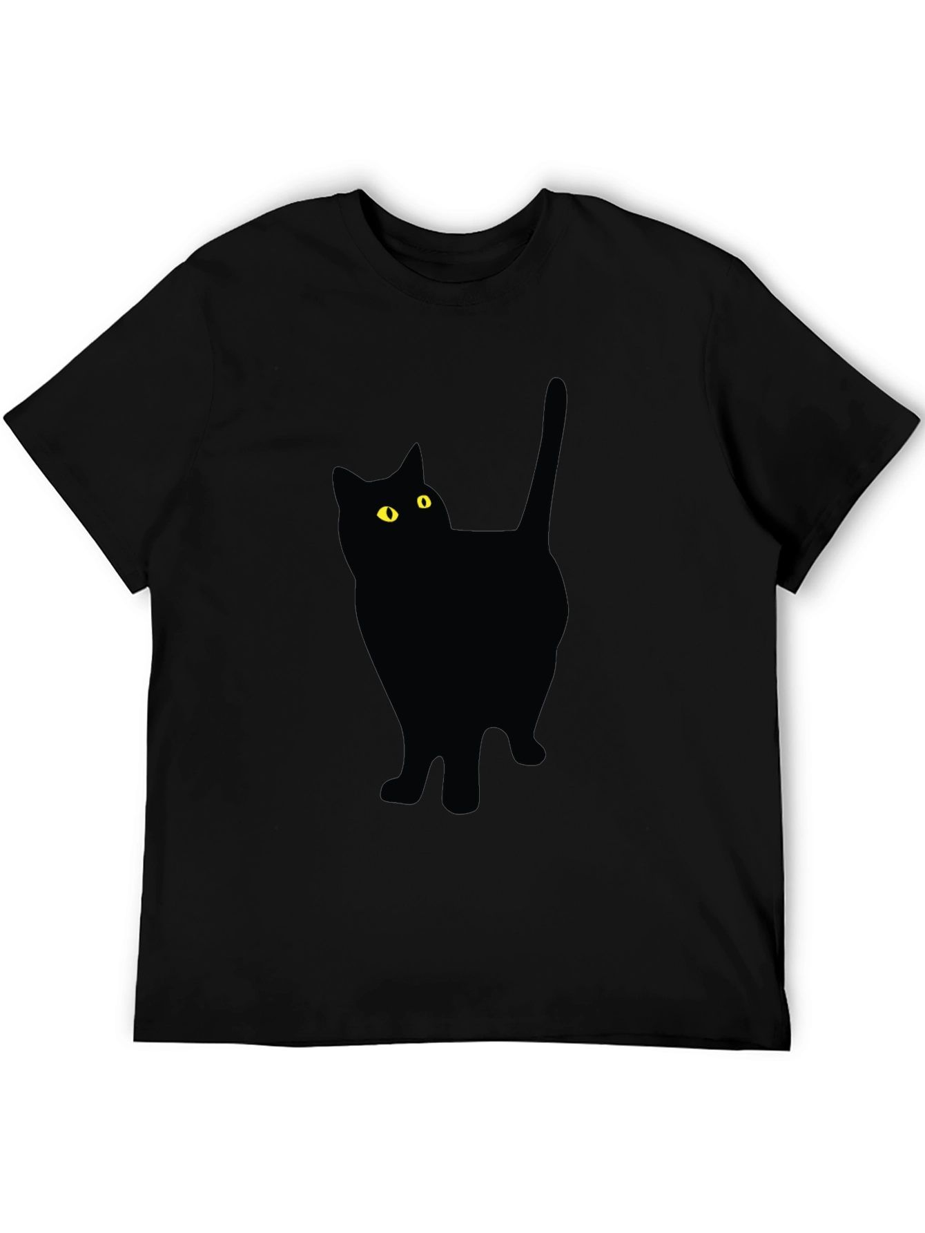 Black Cat Graphic Tee - Unisex Casual Shirt