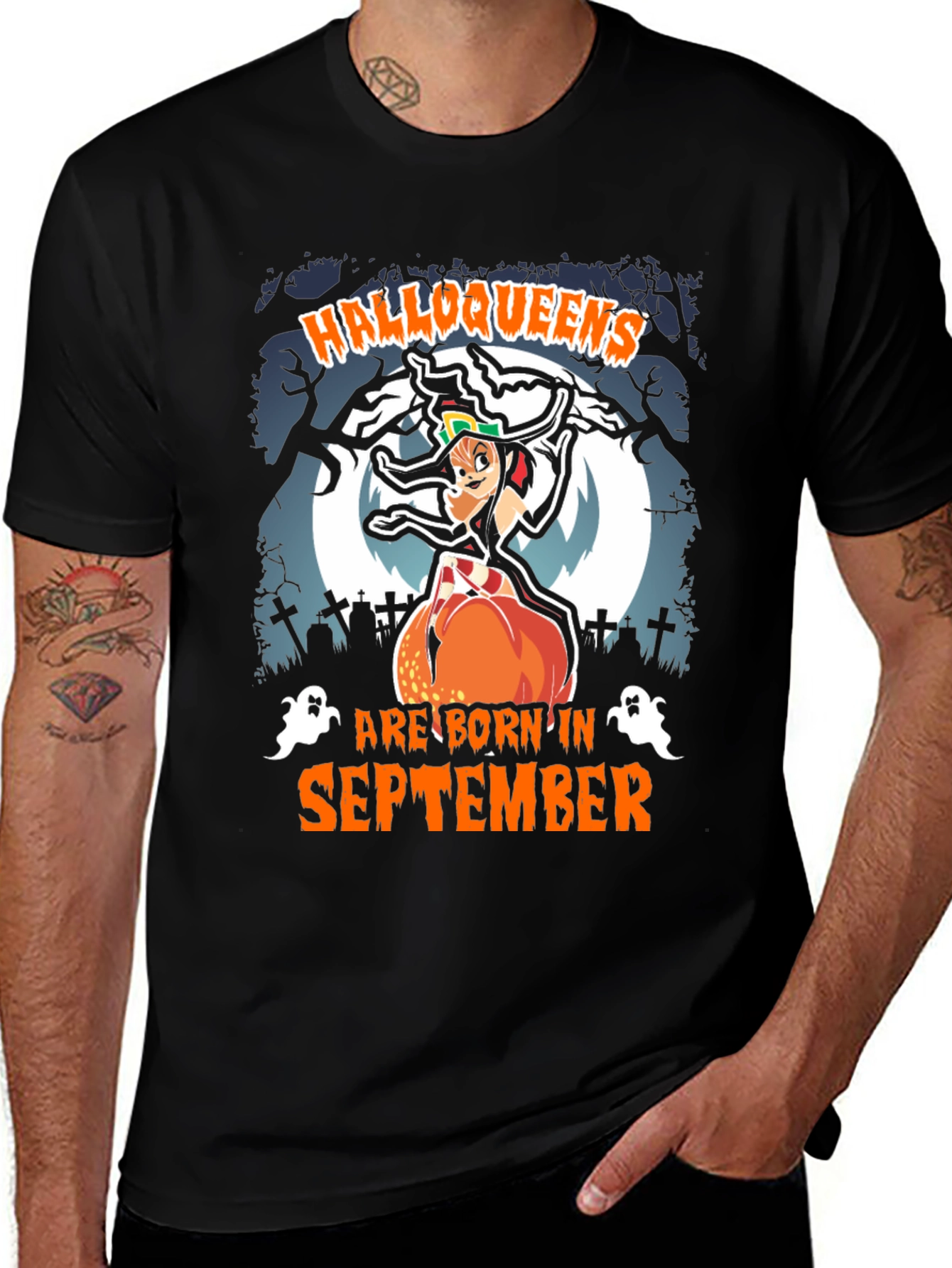 Halloqueens September Birthday T-Shirt