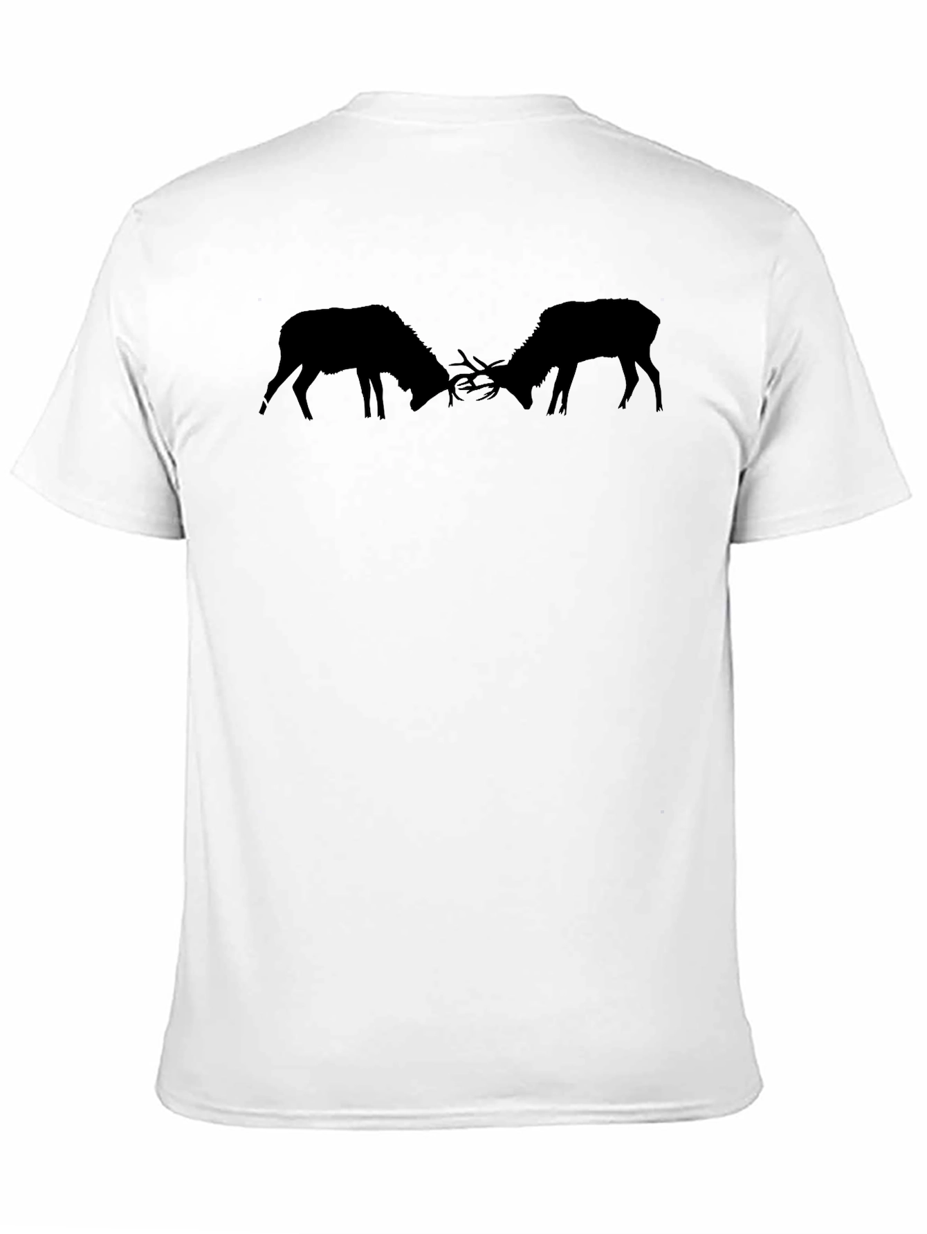 Elk Silhouette Black T-Shirt