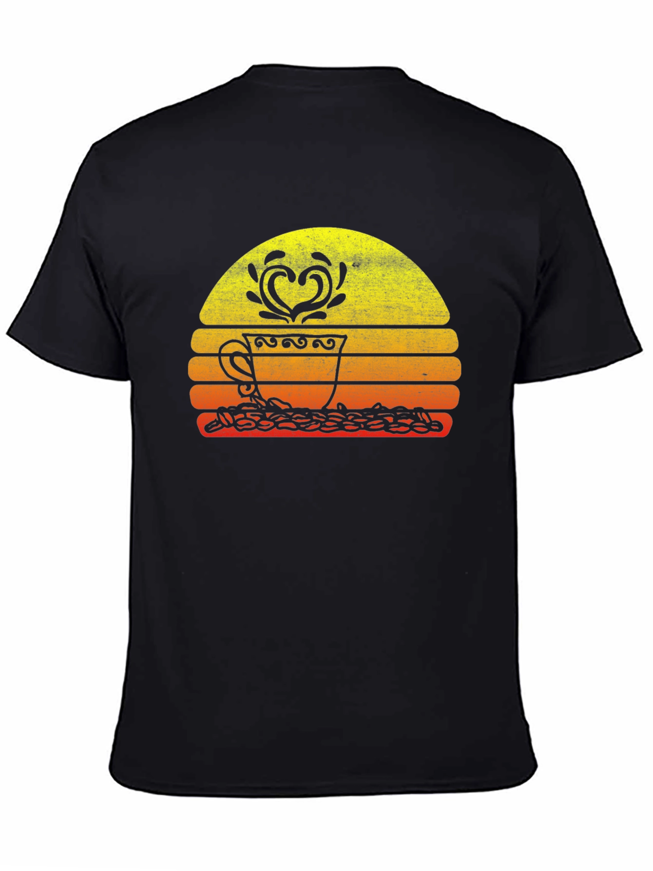 Coffee Lover Sunset Graphic Tee
