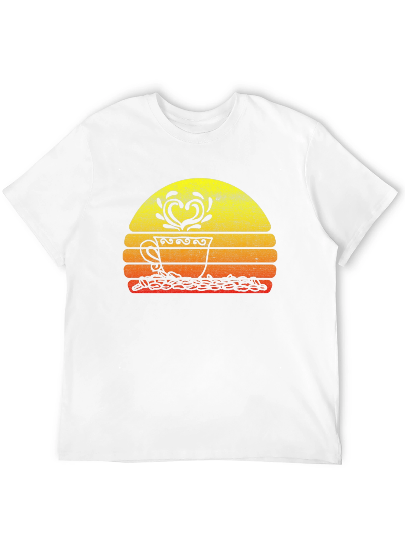 Coffee Lover Sunset Graphic Tee