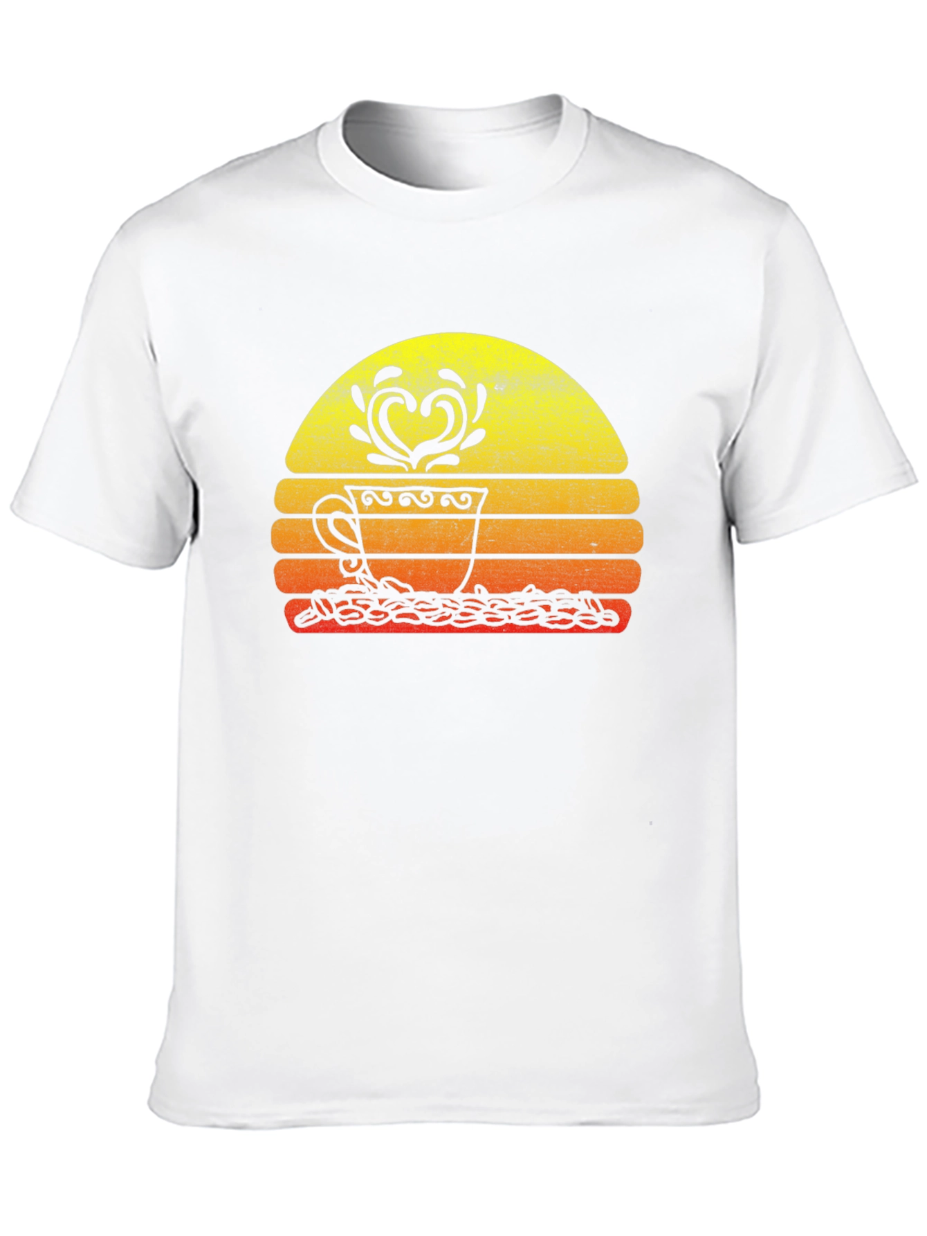 Coffee Lover Sunset Graphic Tee
