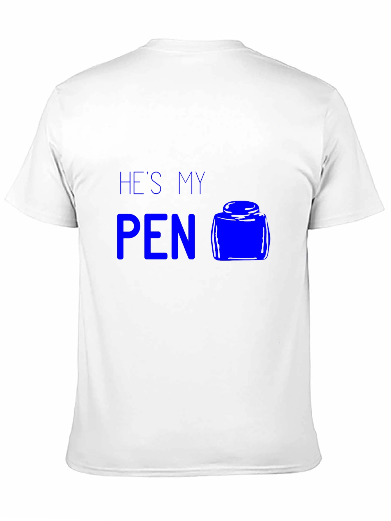 Hes My Pen Inkwell Black T-Shirt