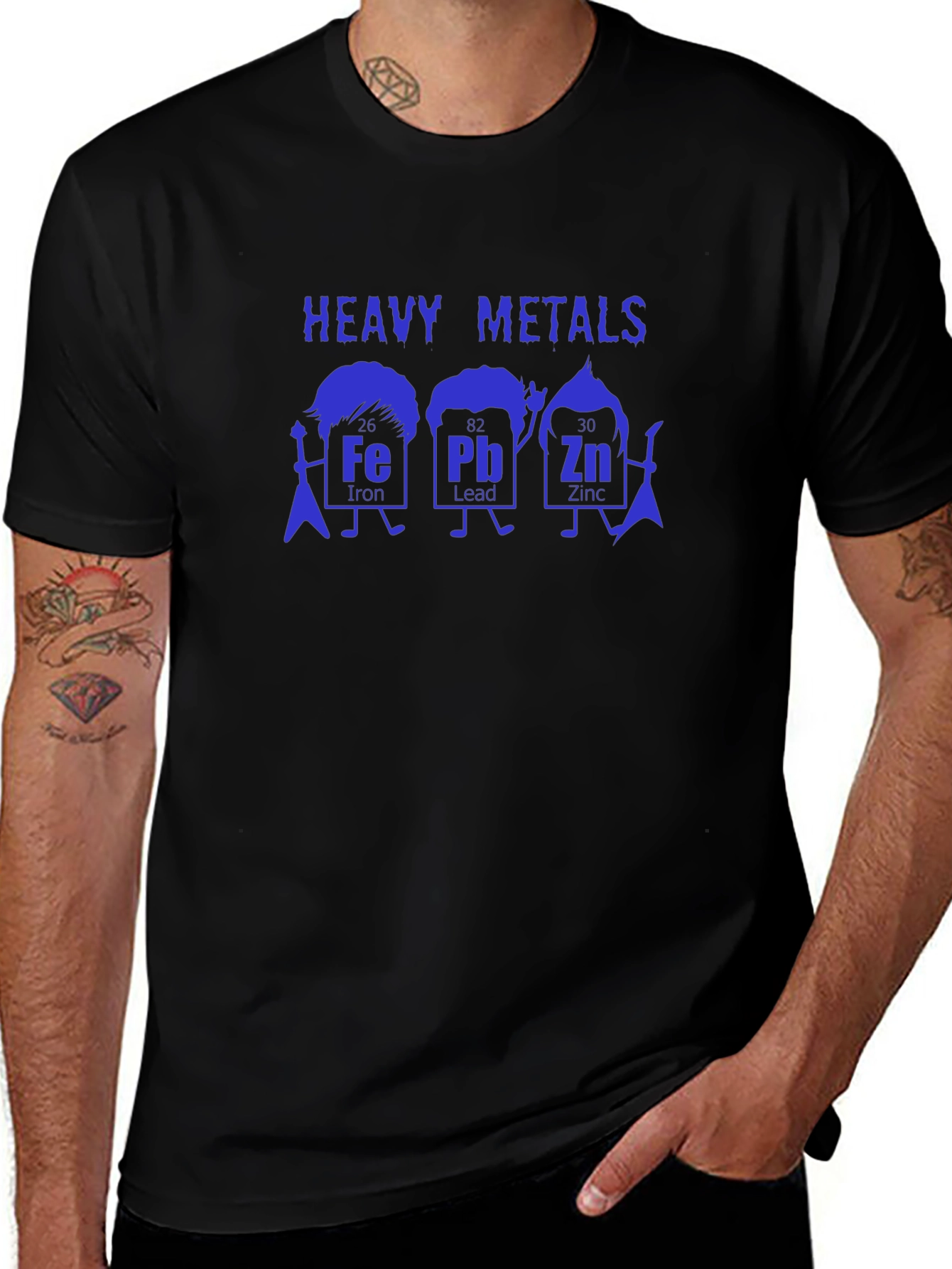 Heavy Metals Periodic Table T-Shirt