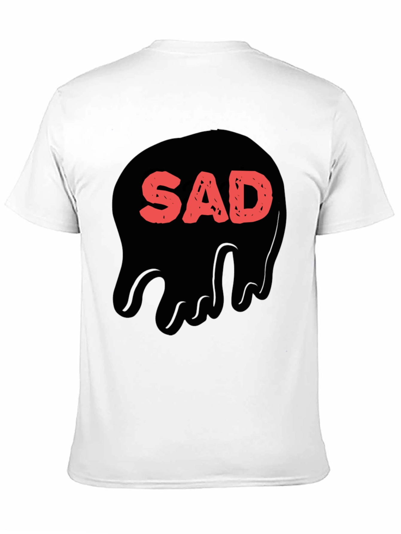 Sad Graphic Black T-Shirt - Stylish Casual Wear