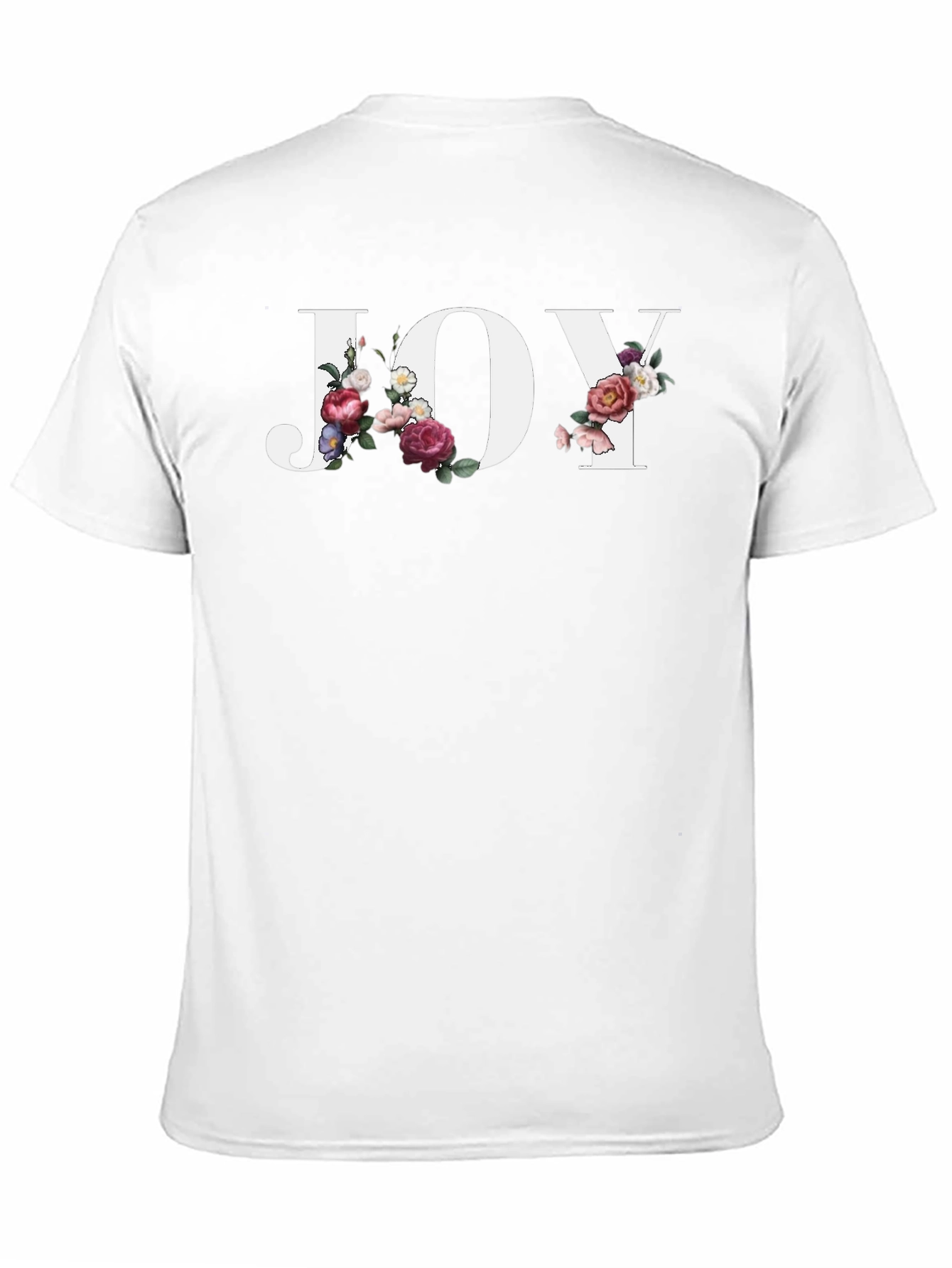 Floral JOY Graphic Tee - Stylish Comfort