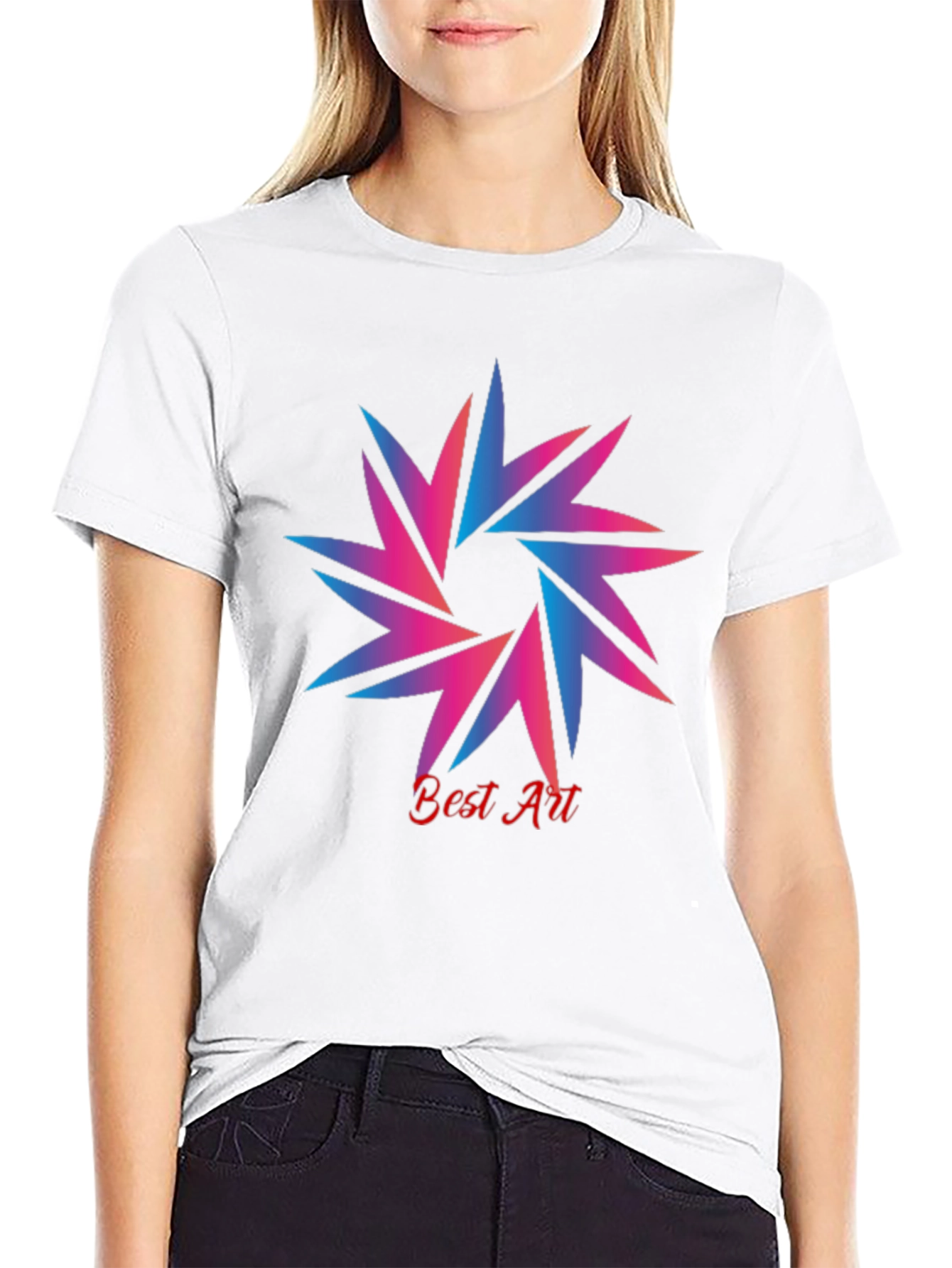 Best Art Graphic Tee - Stylish Black T-Shirt