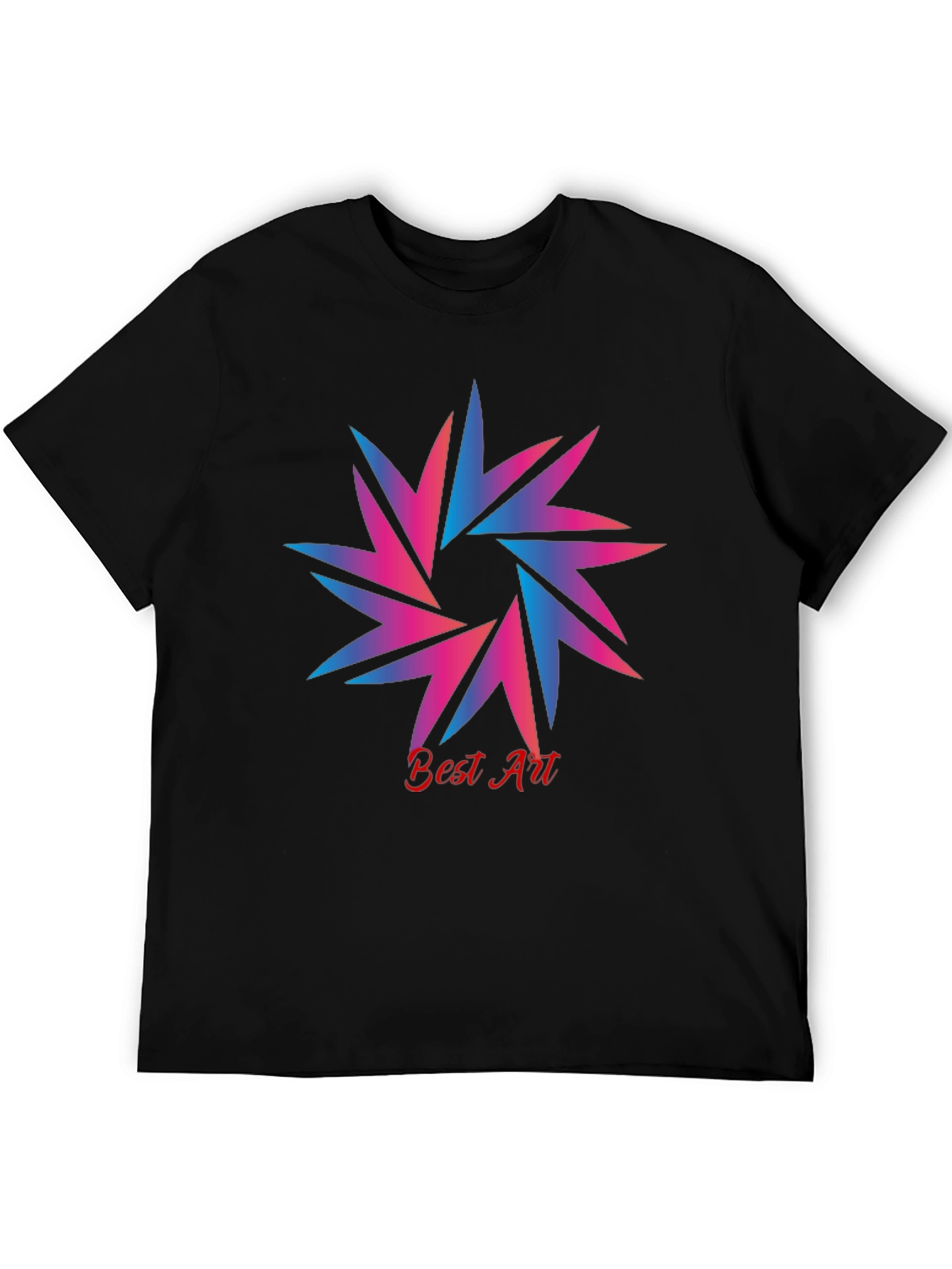 Best Art Graphic Tee - Stylish Black T-Shirt