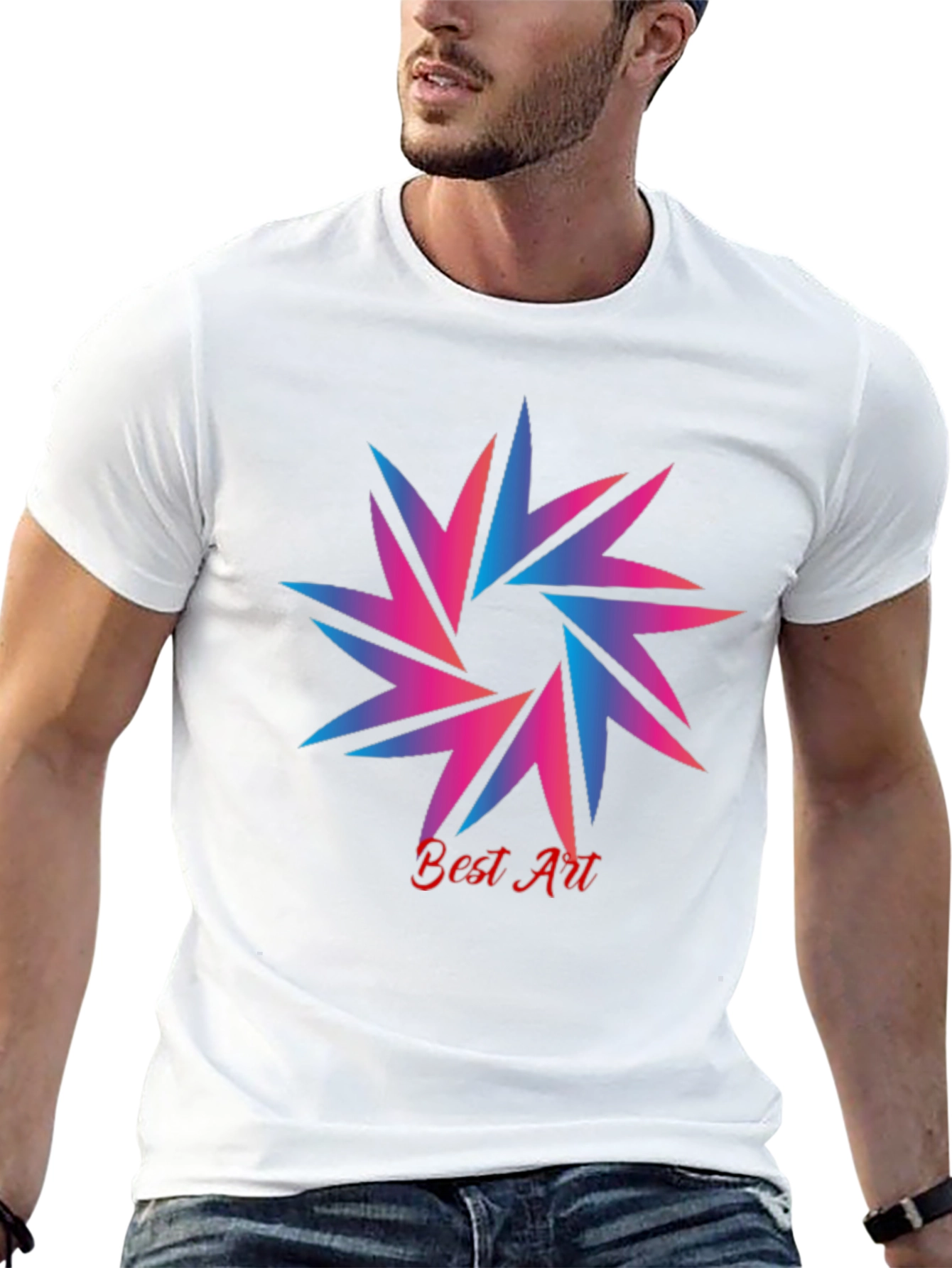 Best Art Graphic Tee - Stylish Black T-Shirt