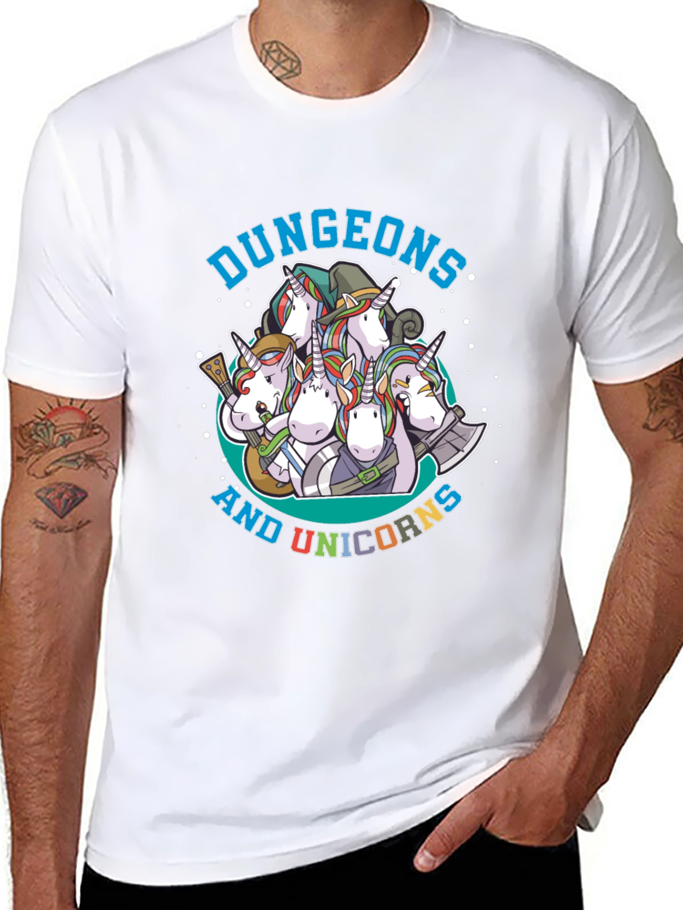 Dungeons and Unicorns Graphic T-Shirt