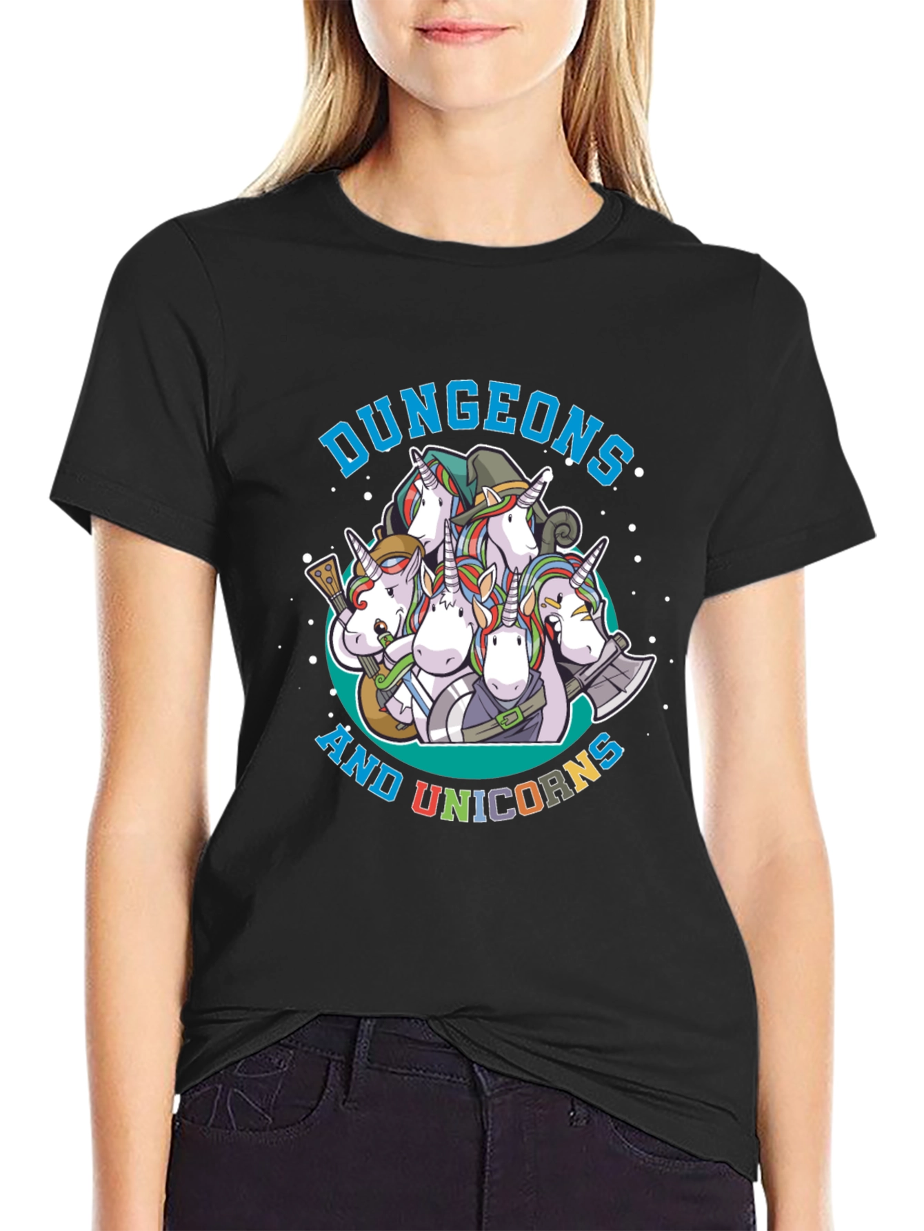 Dungeons and Unicorns Graphic T-Shirt
