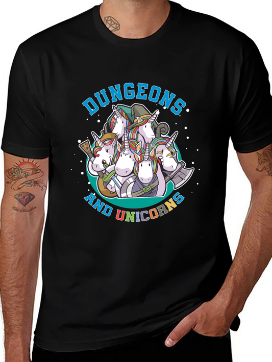 Dungeons and Unicorns Graphic T-Shirt