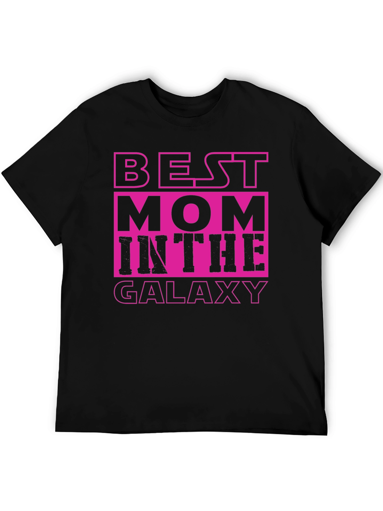 Best Mom in the Galaxy Black T-Shirt
