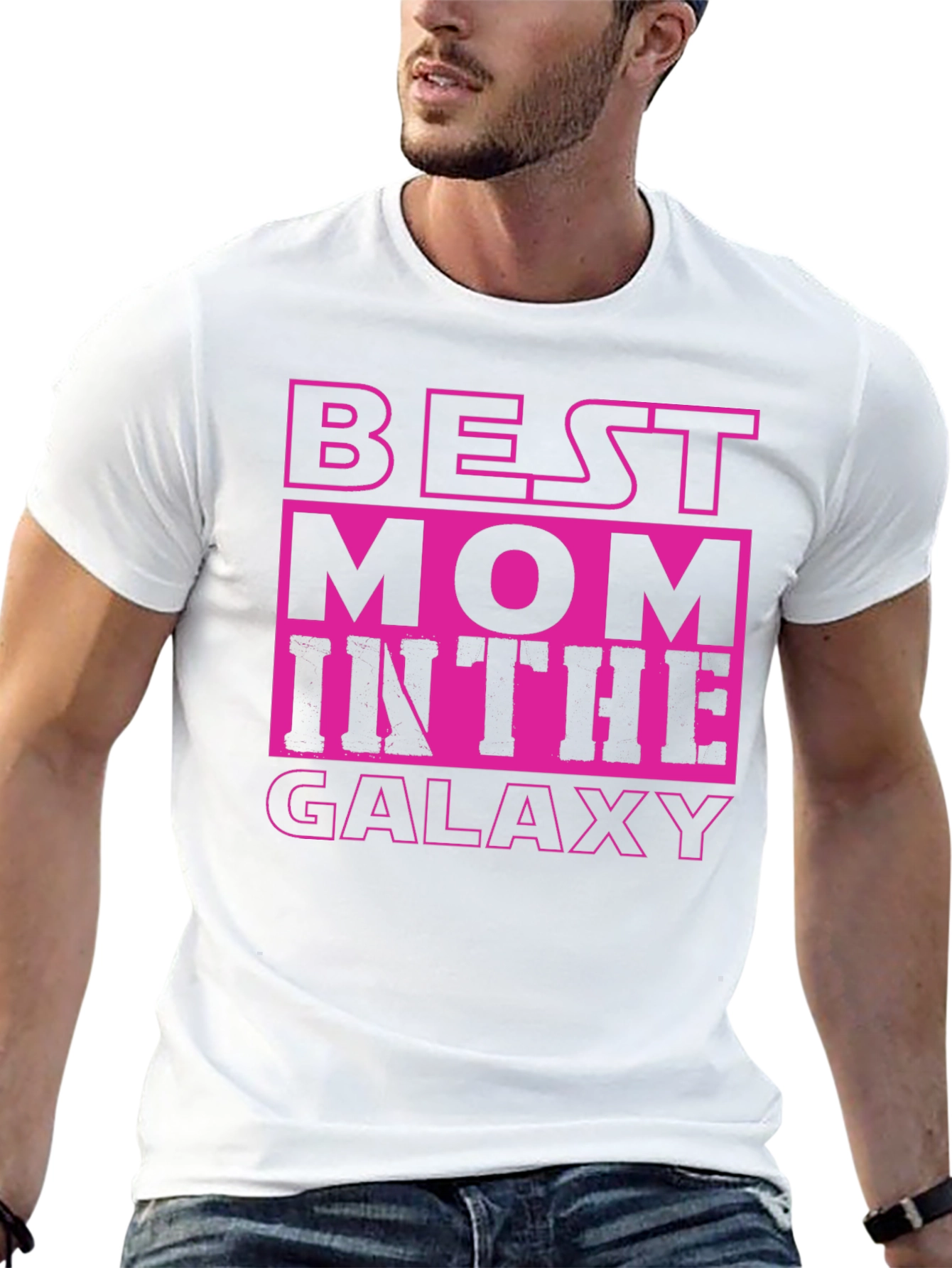 Best Mom in the Galaxy Black T-Shirt