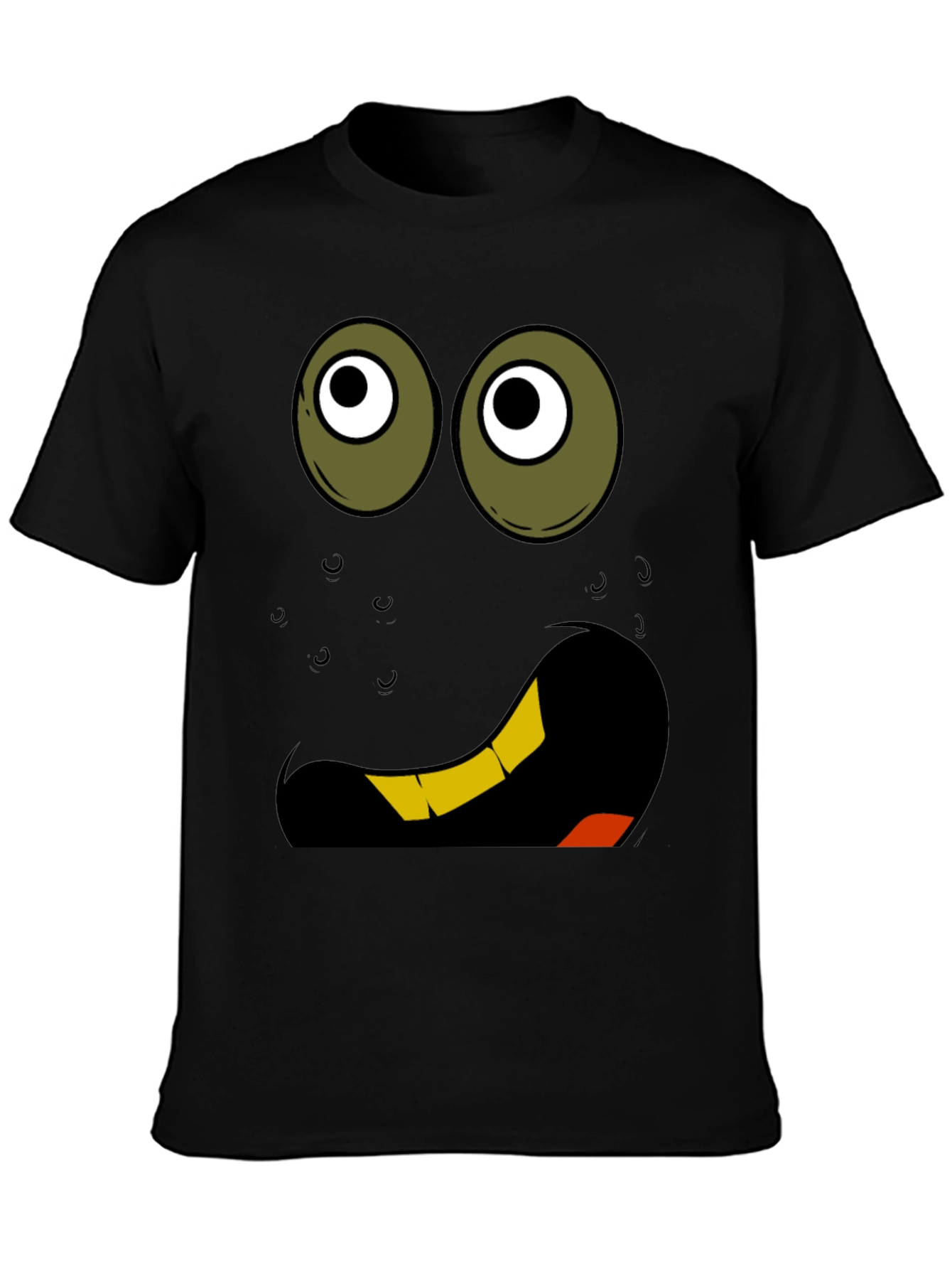 Funny Cartoon Face Graphic T-Shirt