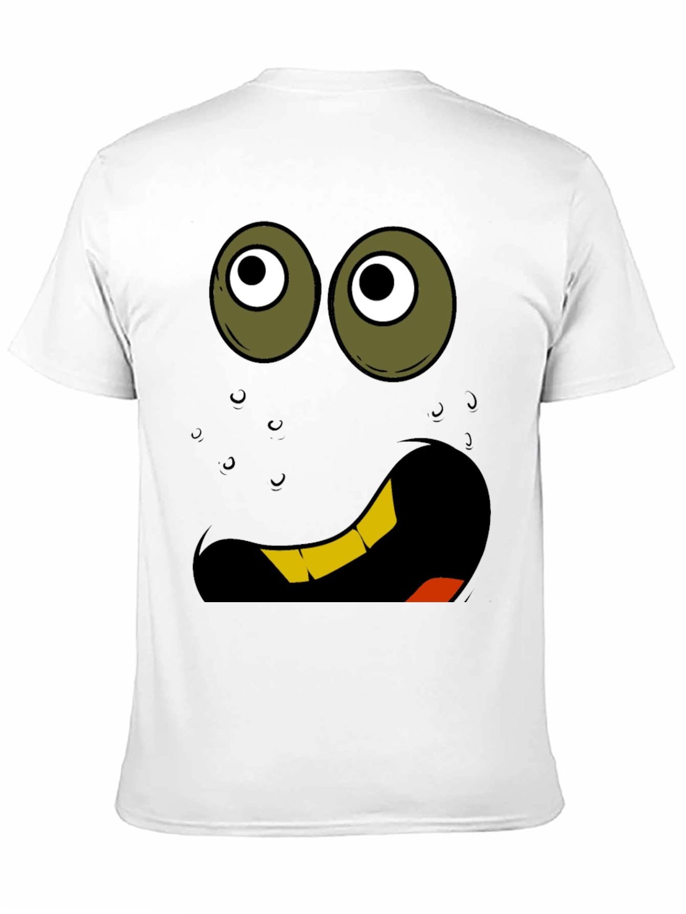 Funny Cartoon Face Graphic T-Shirt