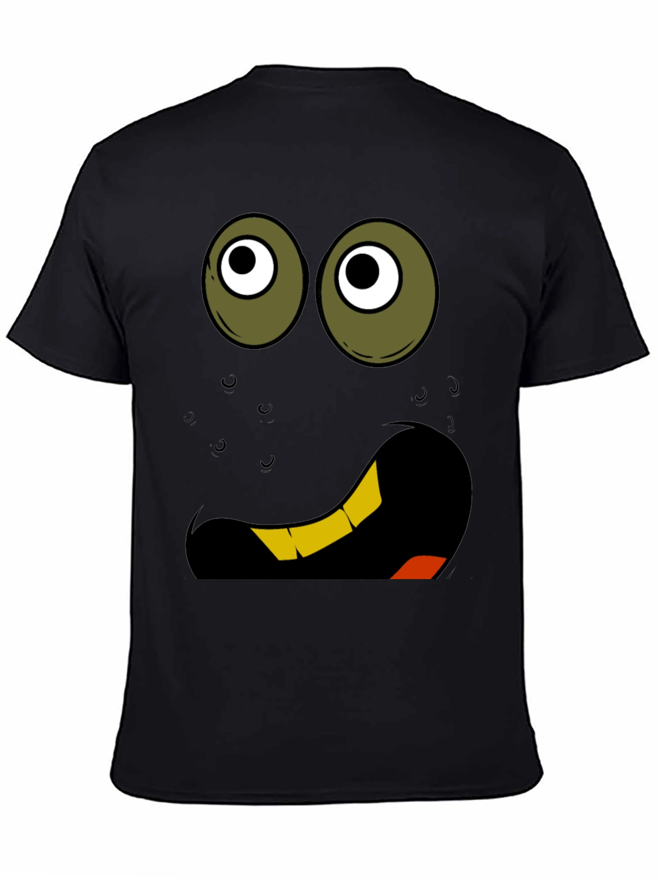 Funny Cartoon Face Graphic T-Shirt