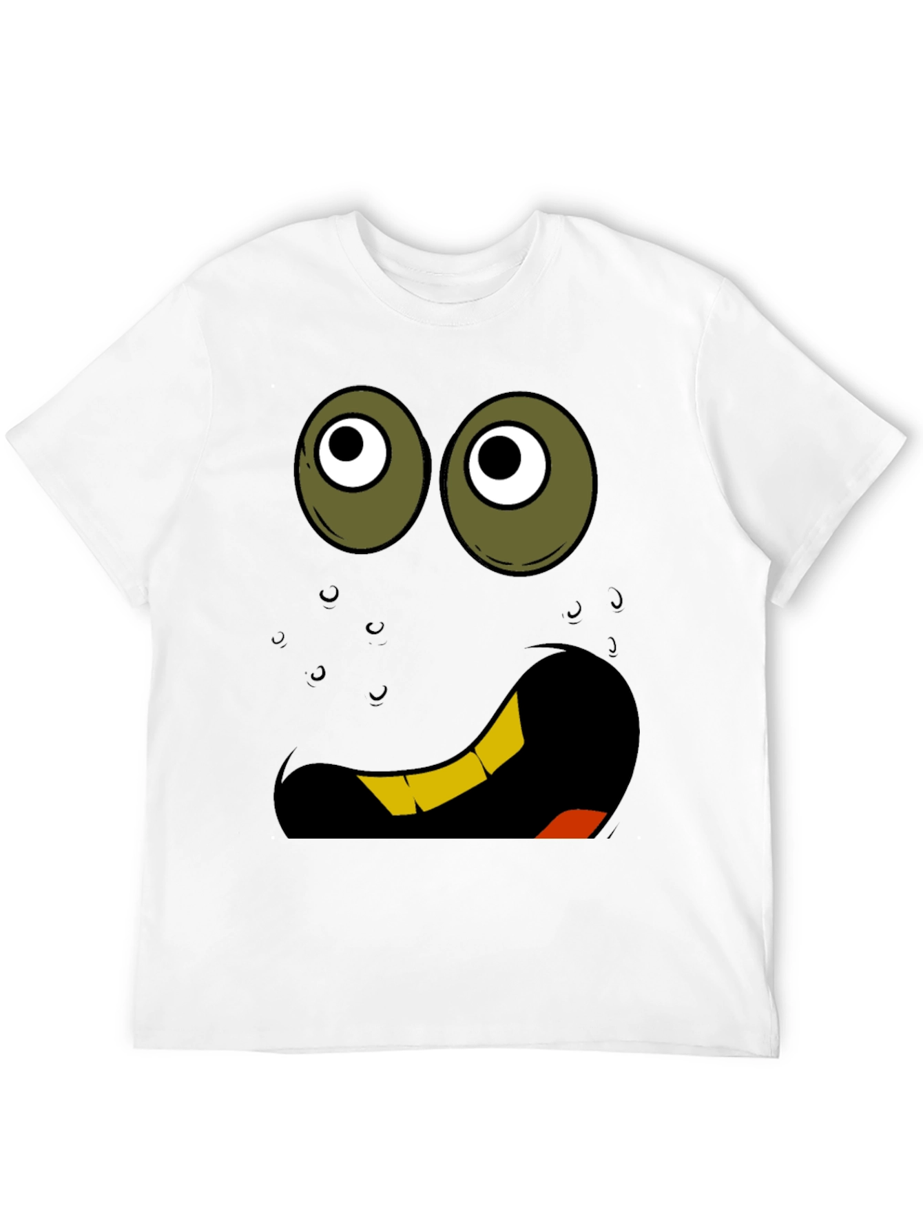 Funny Cartoon Face Graphic T-Shirt