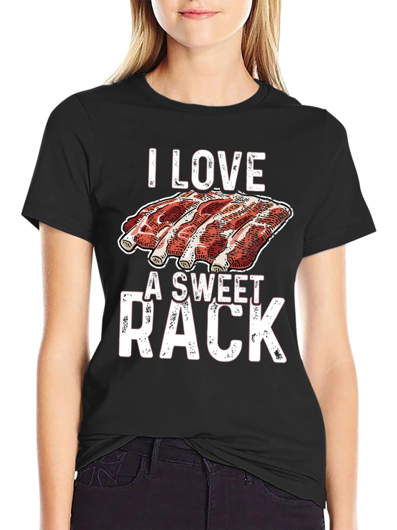 I Love A Sweet Rack Funny BBQ Ribs T-Shirt
