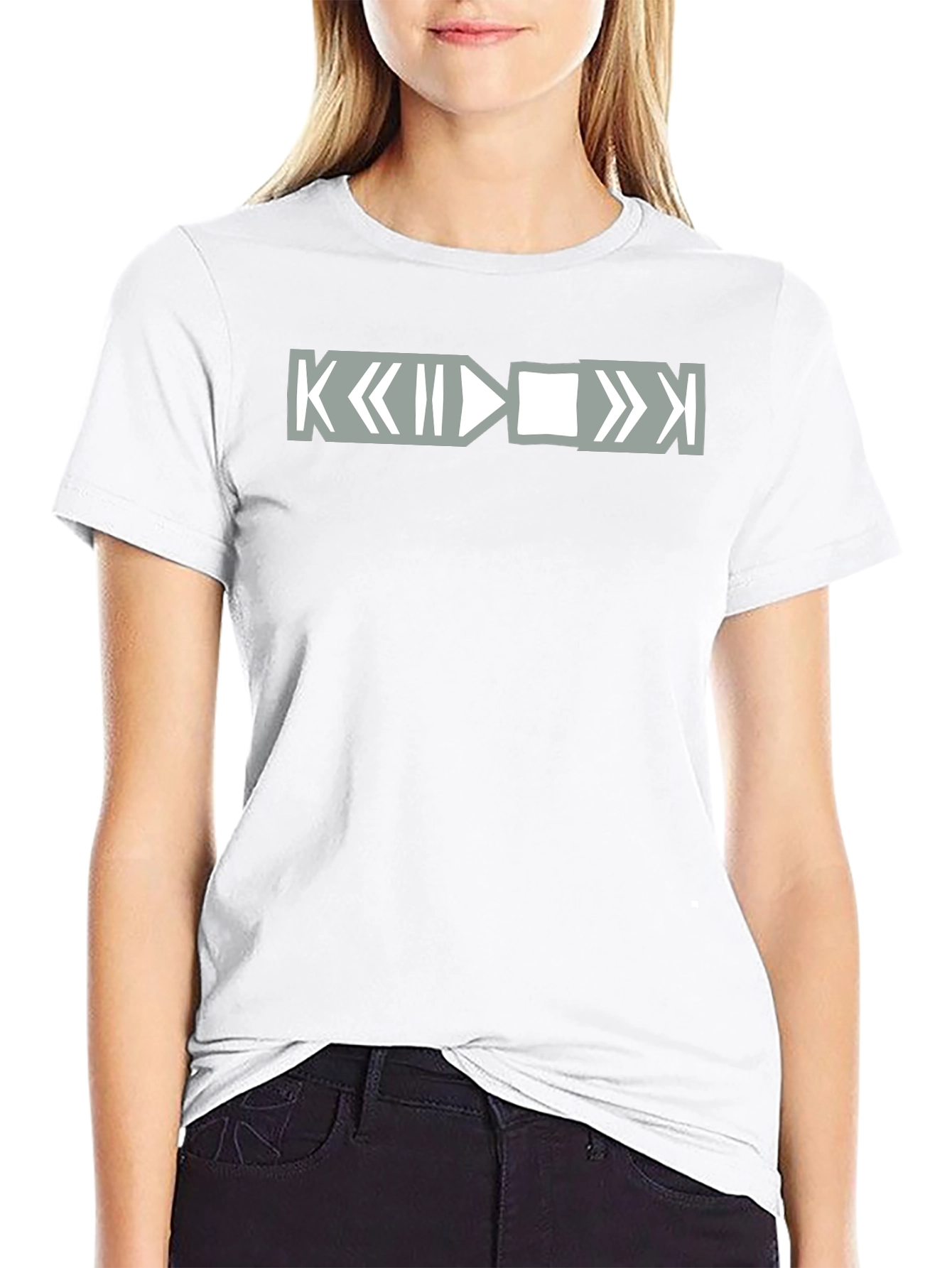 Geometric Graphic Tee - Minimalist Design