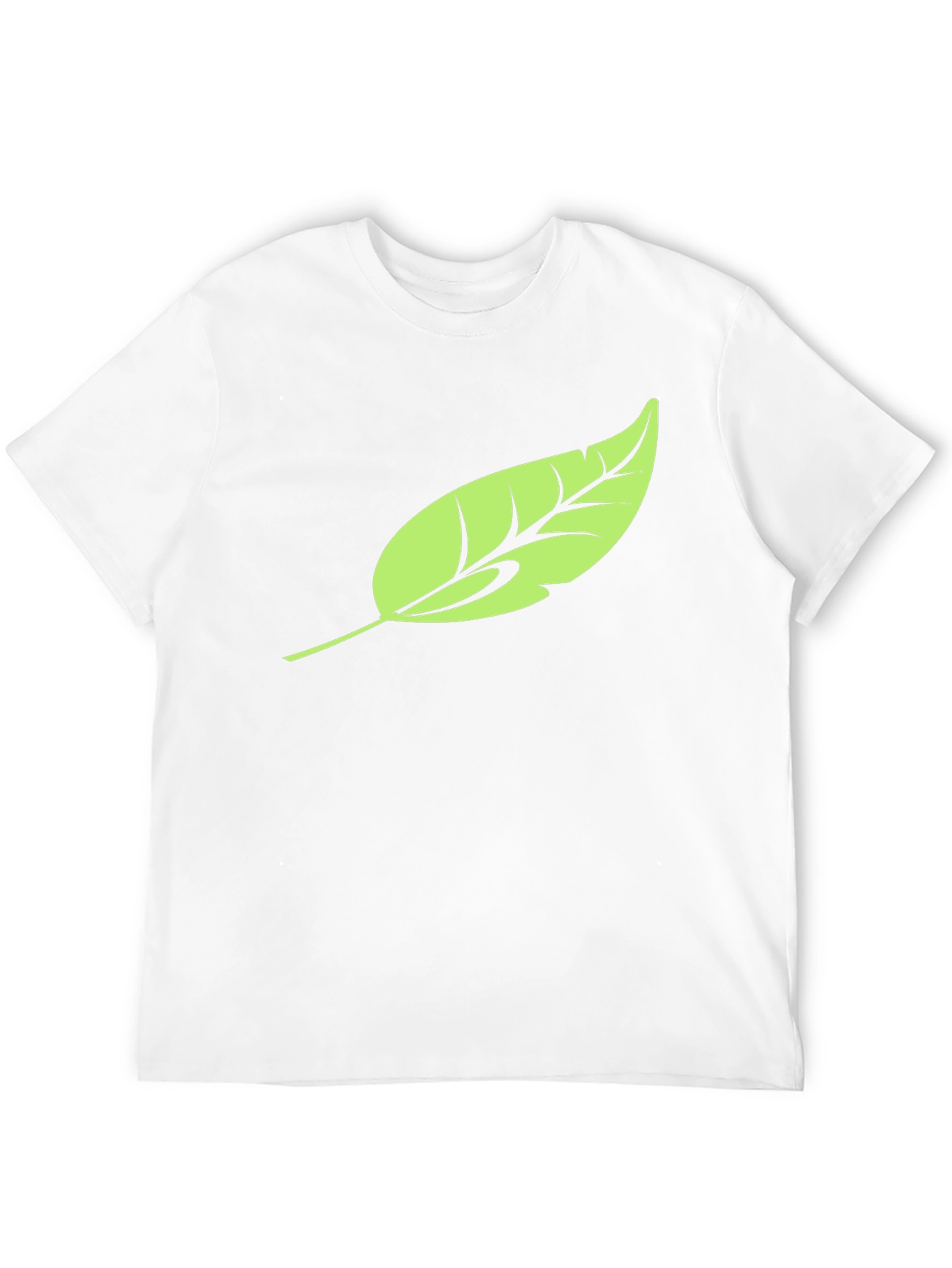 Leaf Graphic Black T-Shirt