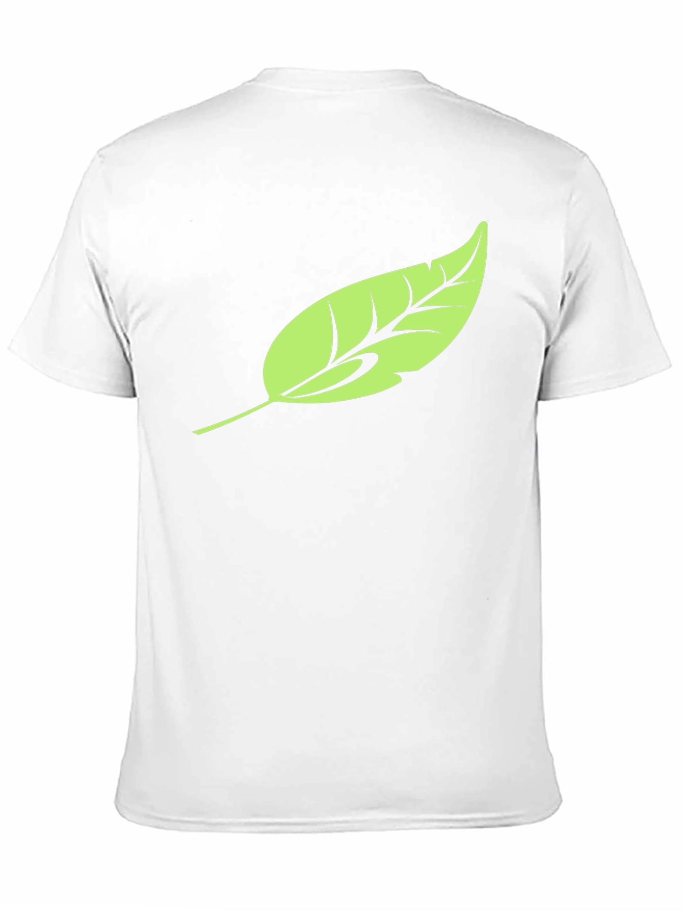 Leaf Graphic Black T-Shirt