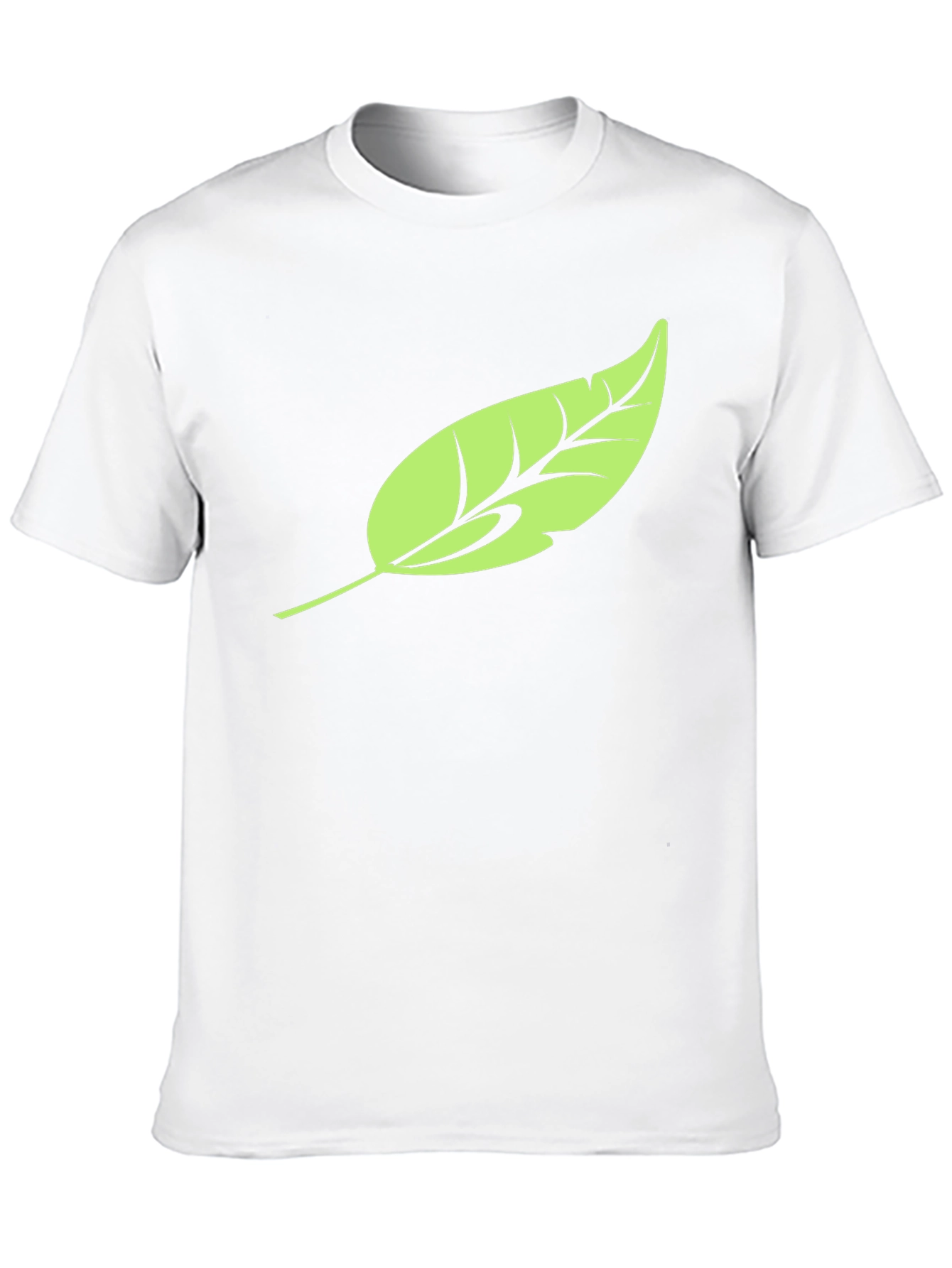 Leaf Graphic Black T-Shirt