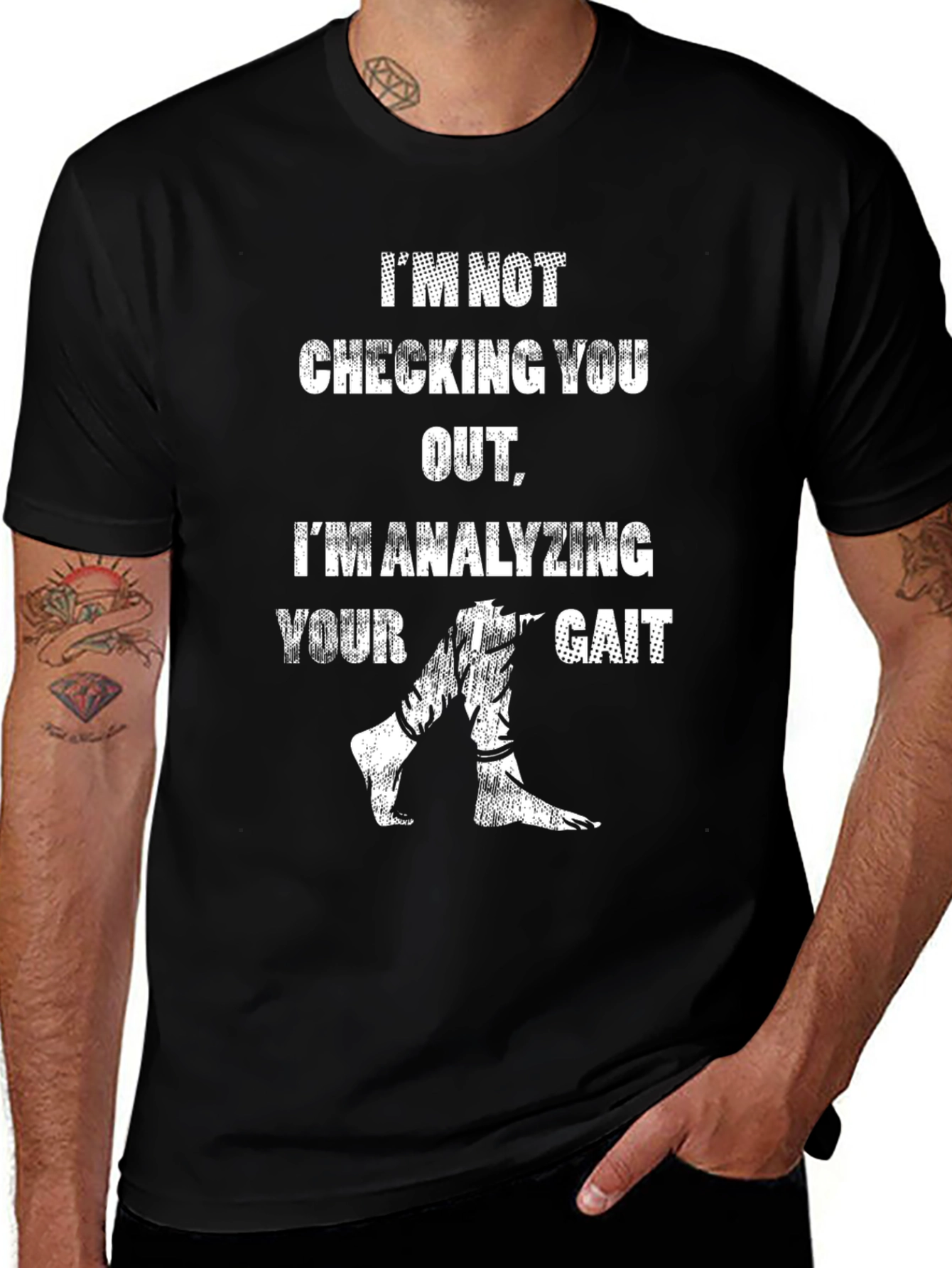 Analyzing Your Gait Novelty T-Shirt