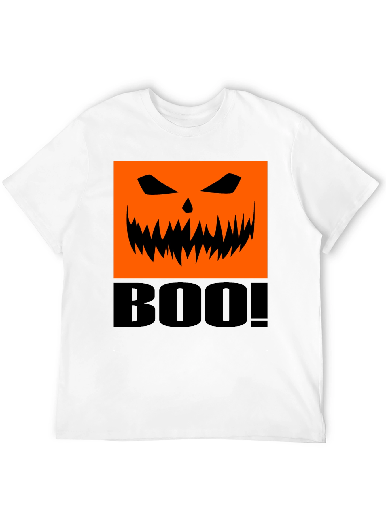 Spooky Boo! Pumpkin Face Halloween T-Shirt