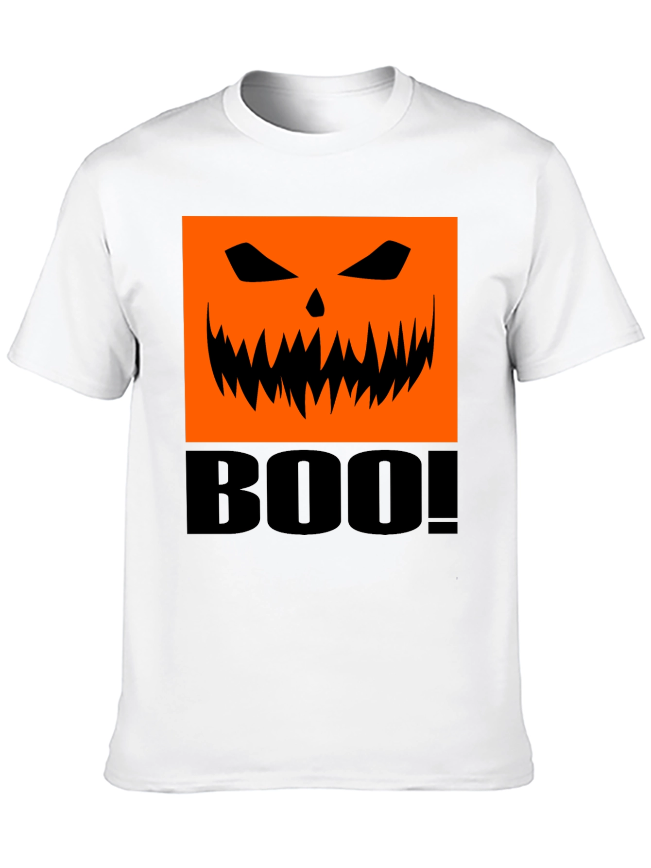 Spooky Boo! Pumpkin Face Halloween T-Shirt