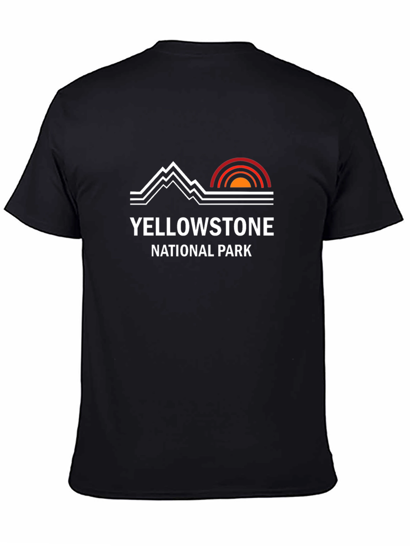 Yellowstone National Park Black T-Shirt