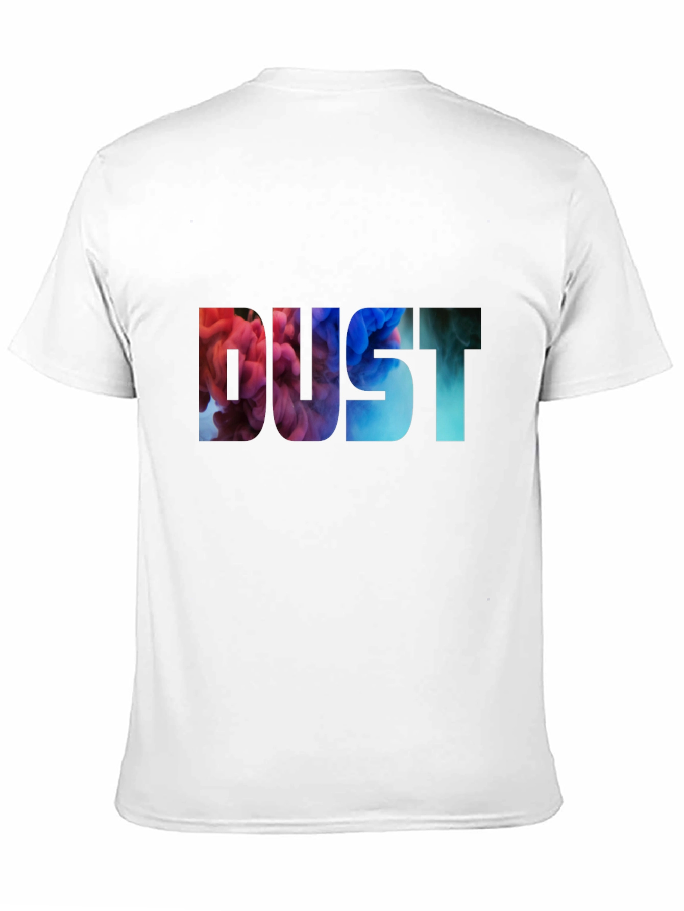 Dust Graphic Print Mens Black T-Shirt