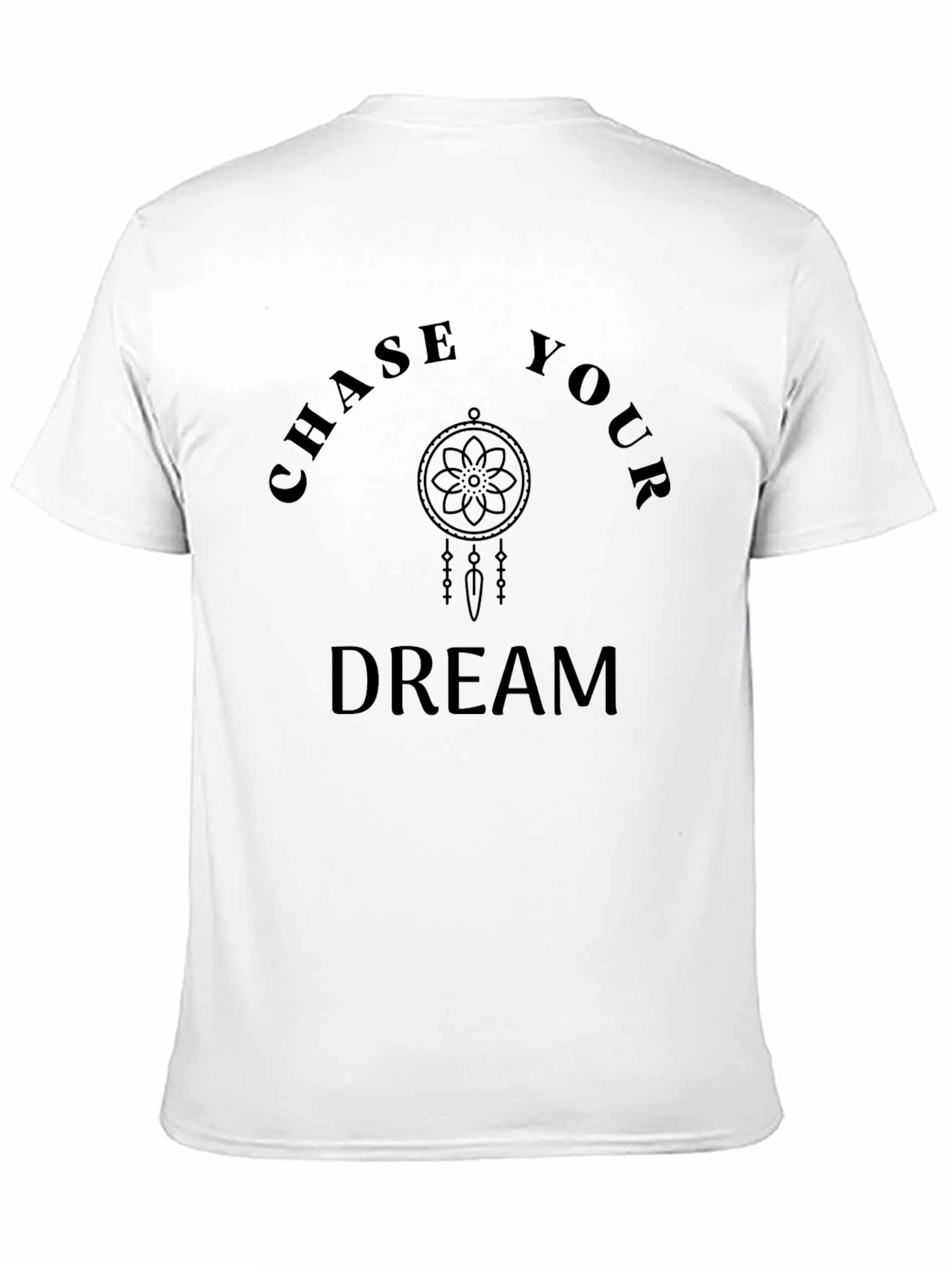 Chase Your Dream Black Graphic Tee