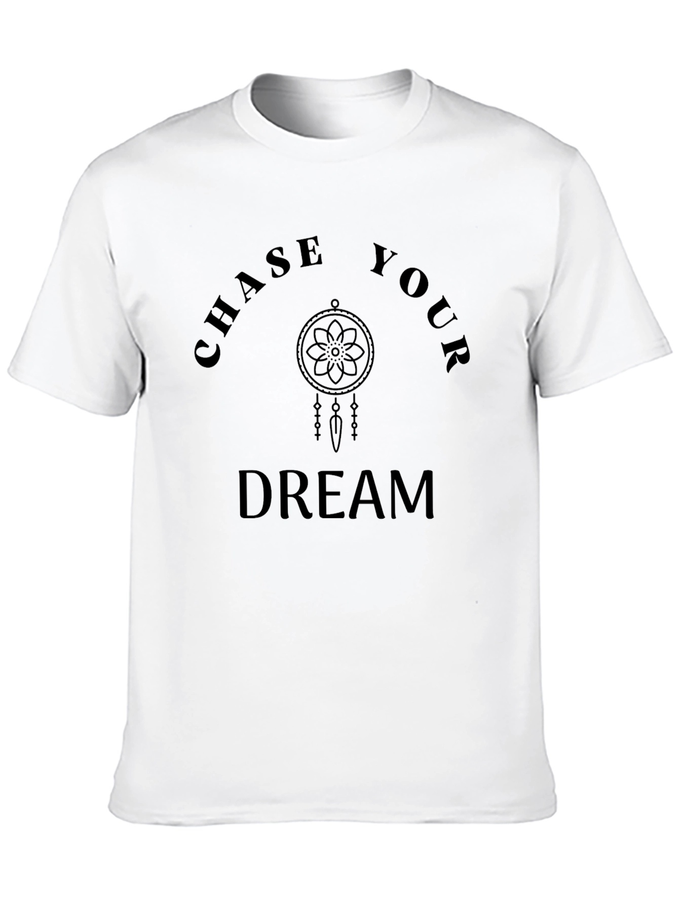 Chase Your Dream Black Graphic Tee