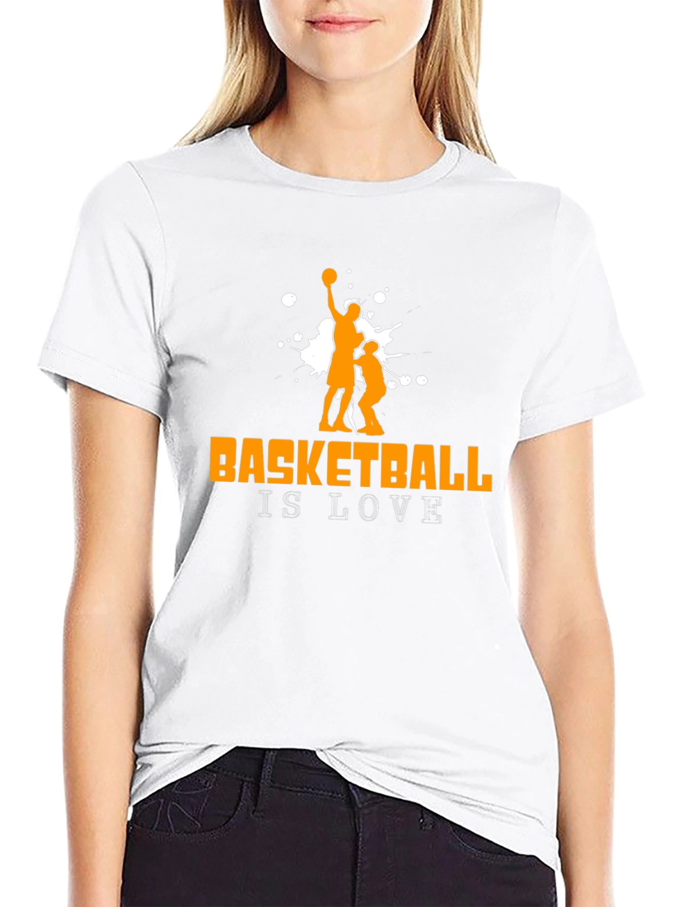 Basketball is Love Graphic T-Shirt