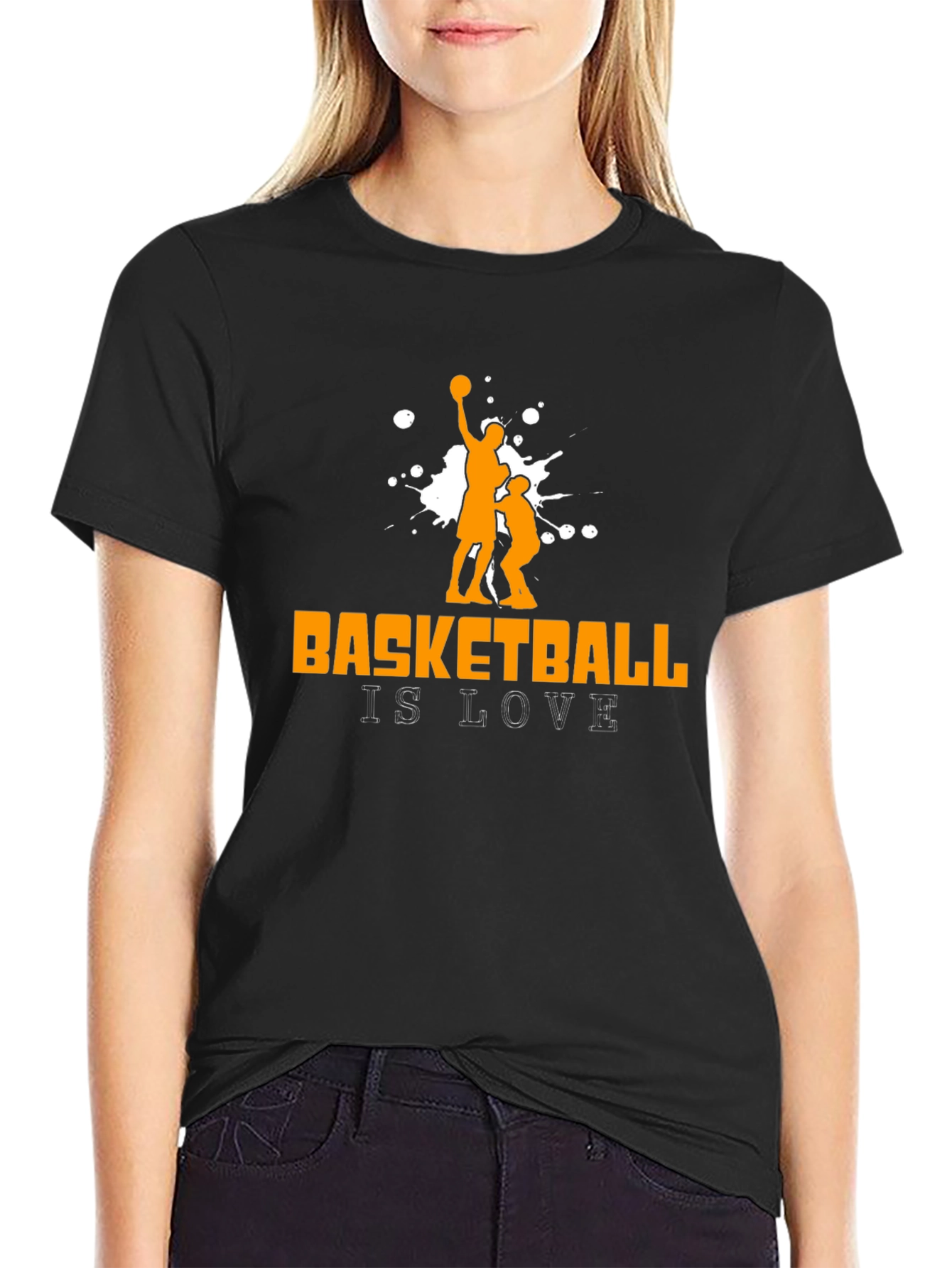Basketball is Love Graphic T-Shirt