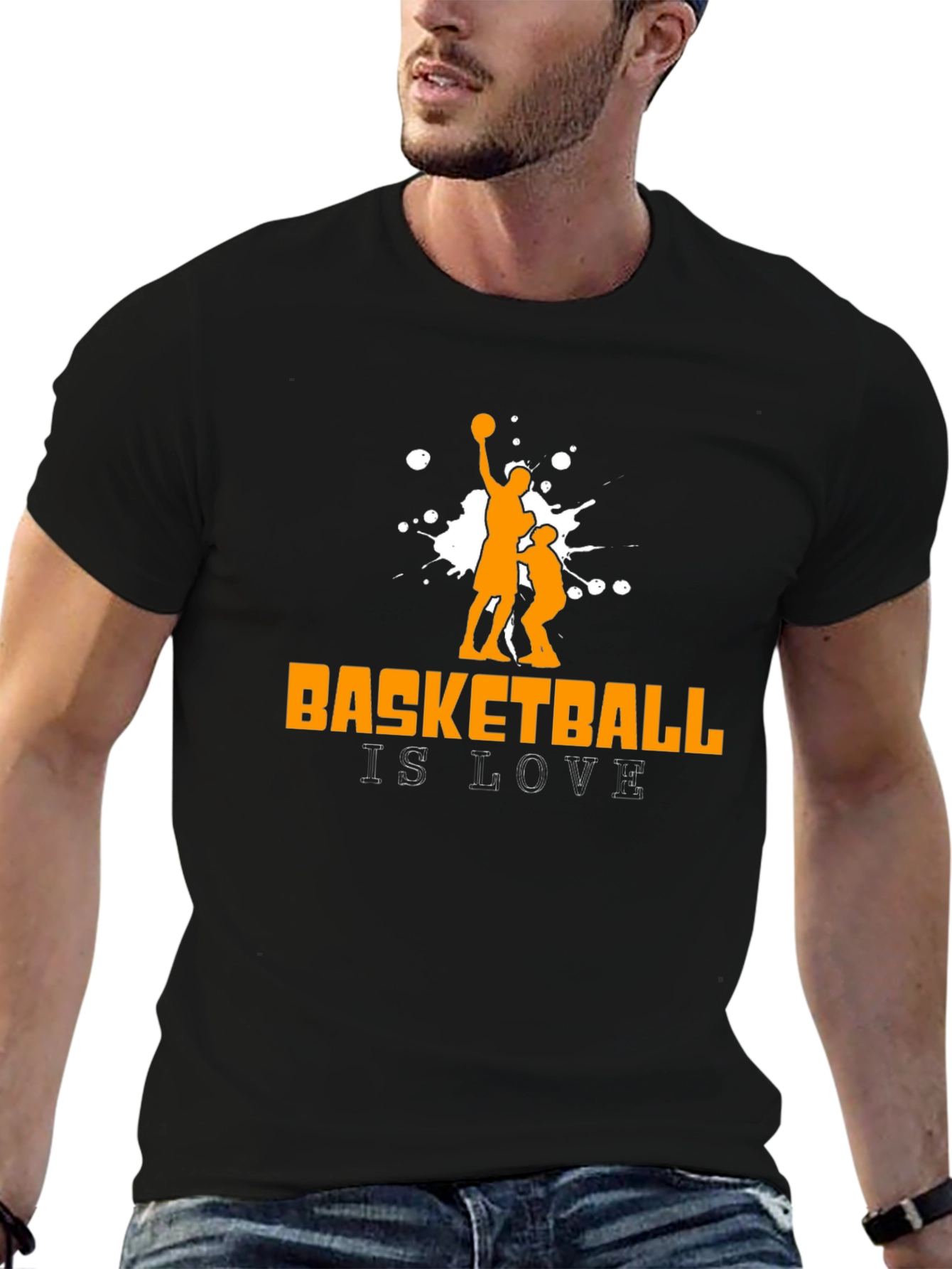 Basketball is Love Graphic T-Shirt