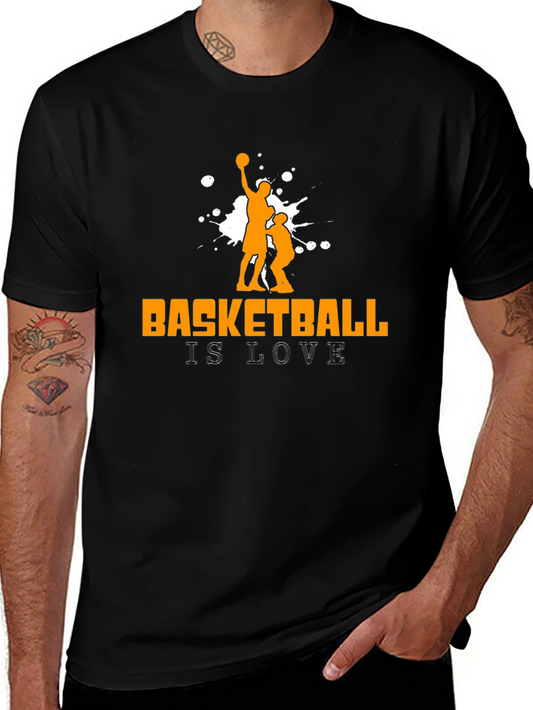 Basketball is Love Graphic T-Shirt