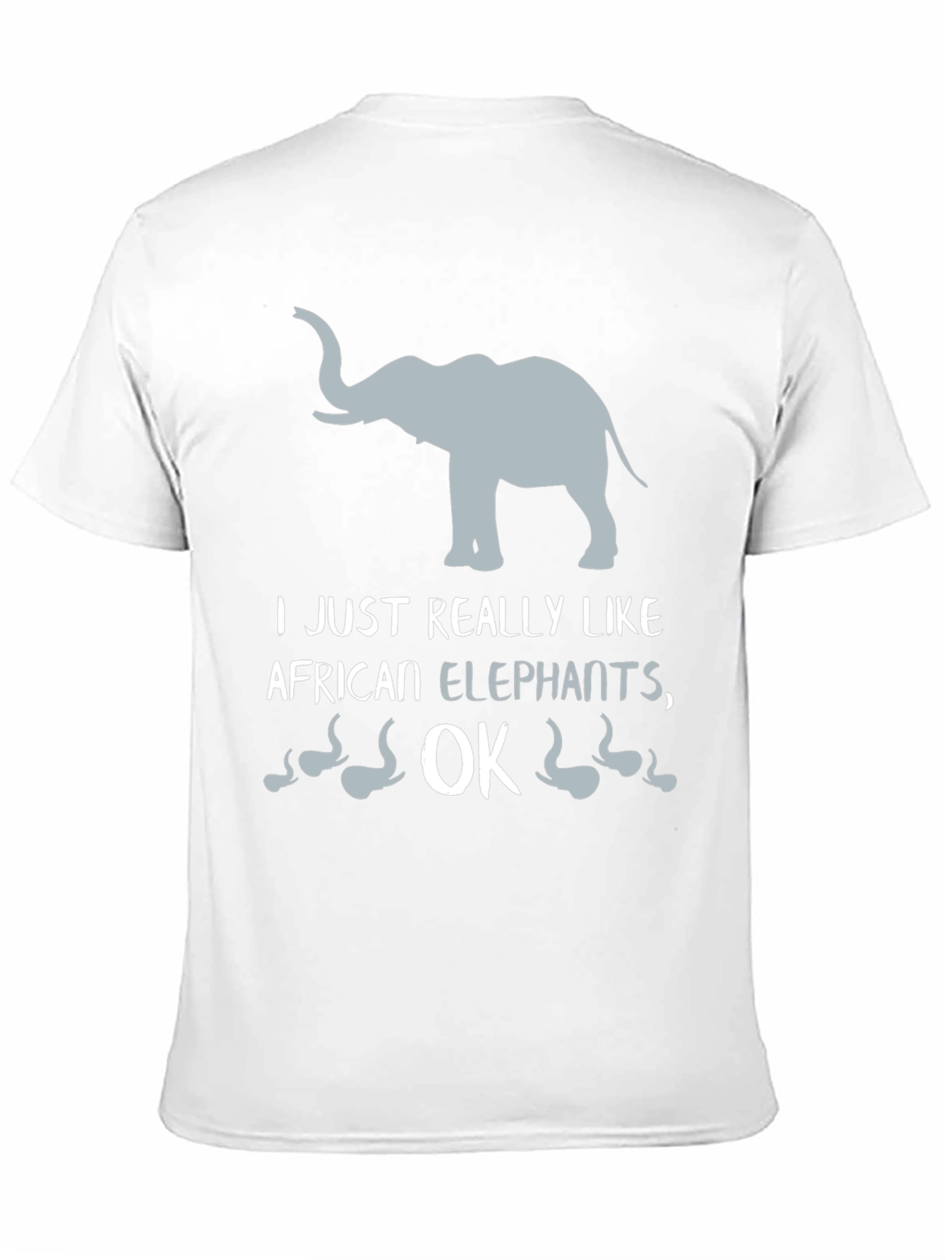 African Elephant Lover Black T-Shirt