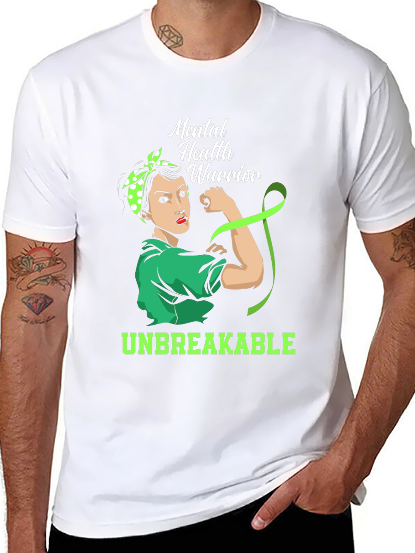Mental Health Warrior Graphic T-Shirt