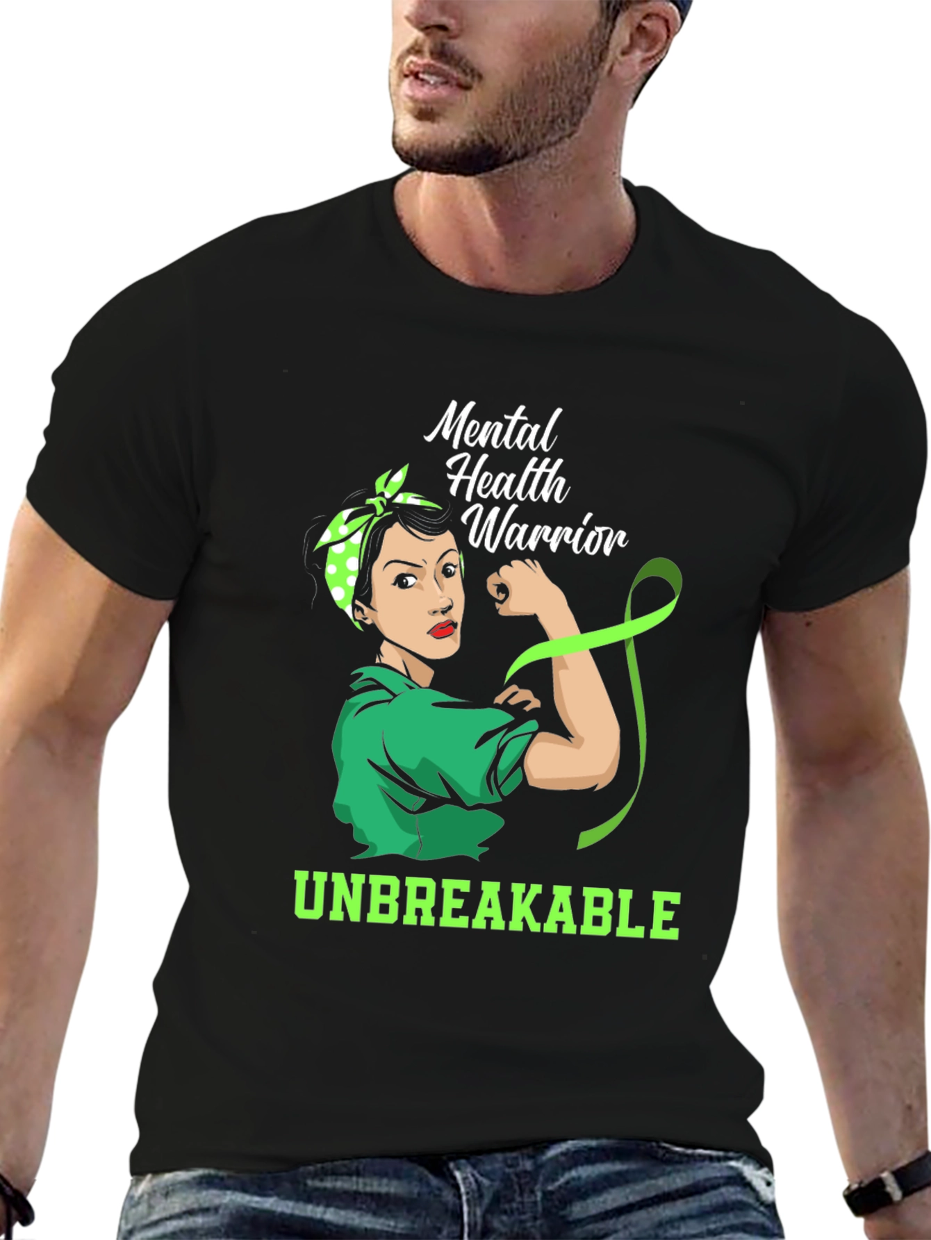 Mental Health Warrior Graphic T-Shirt