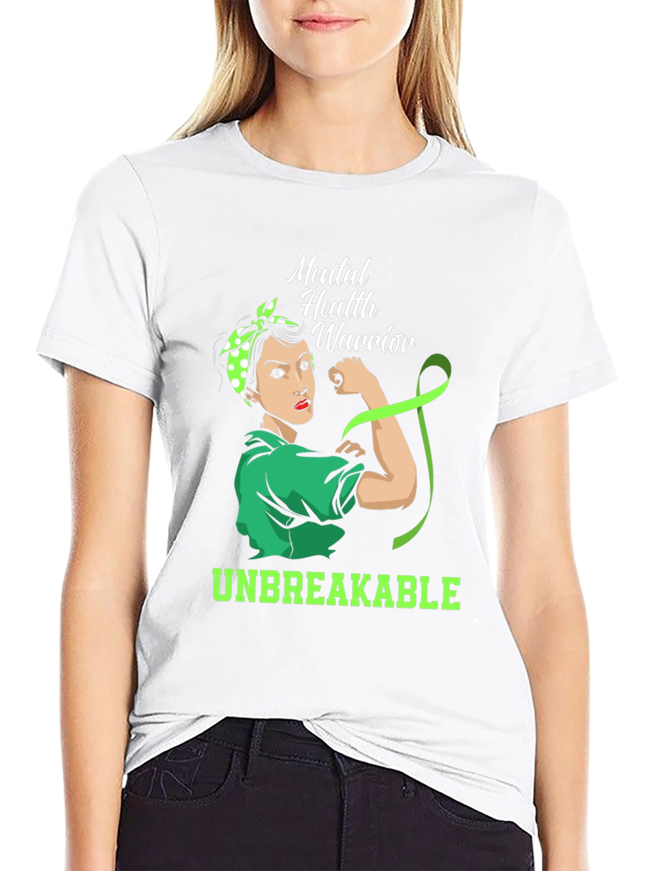 Mental Health Warrior Graphic T-Shirt
