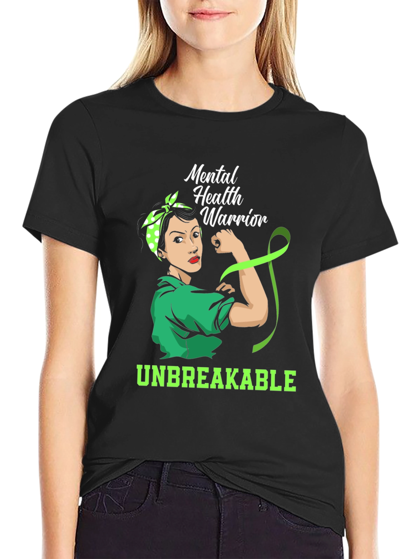 Mental Health Warrior Graphic T-Shirt