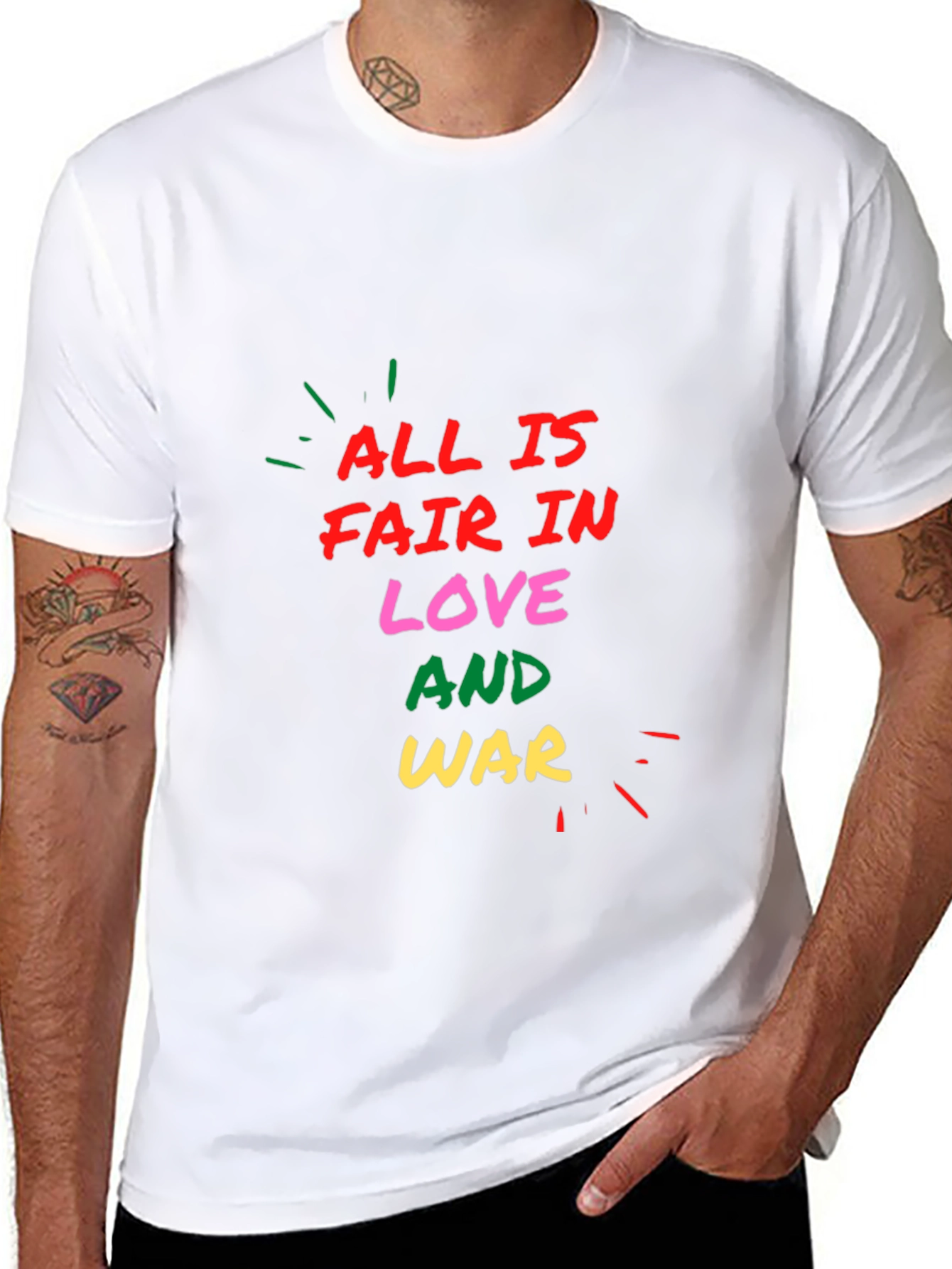 All is Fair in Love and War Graphic Tee