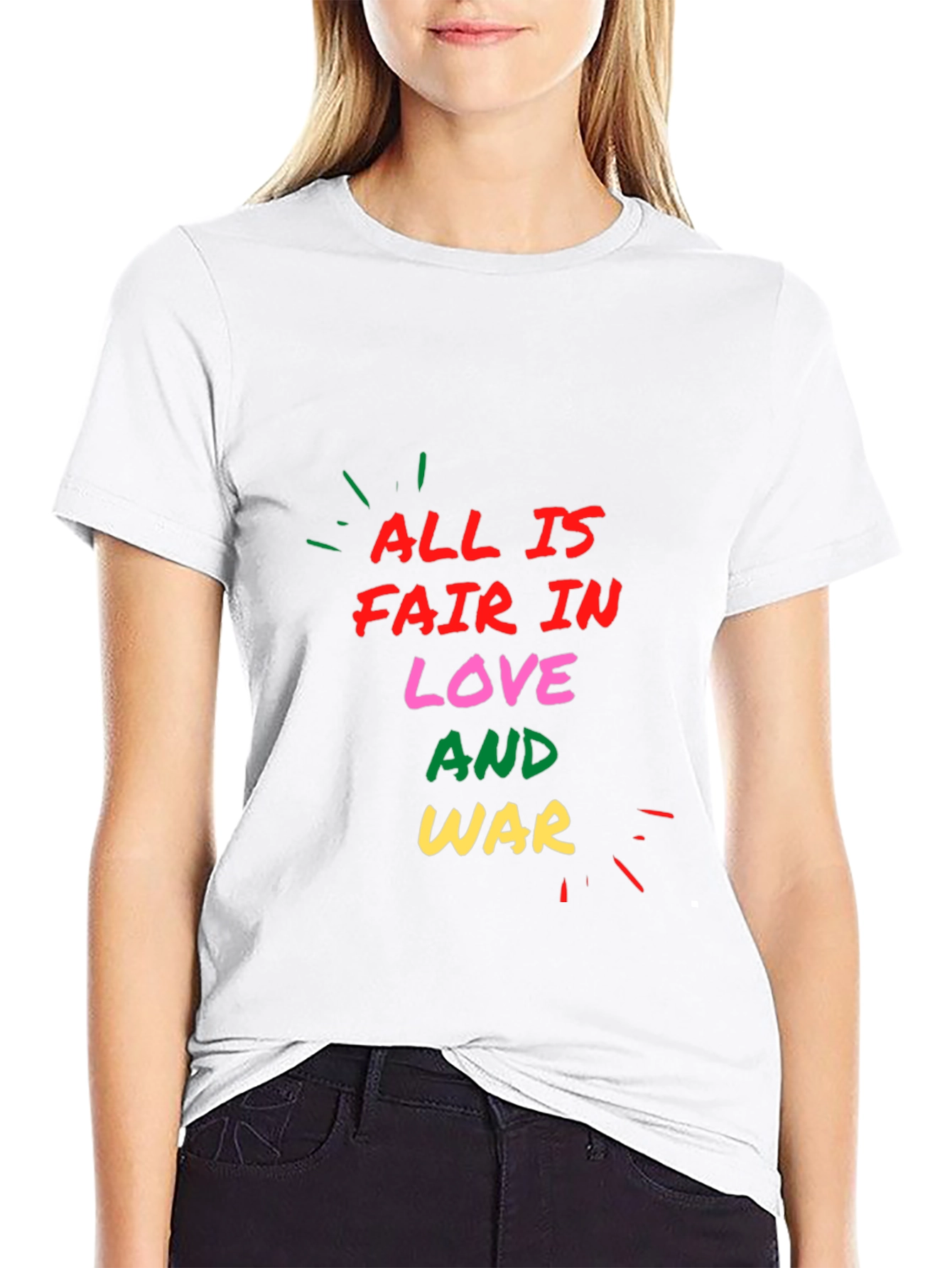 All is Fair in Love and War Graphic Tee