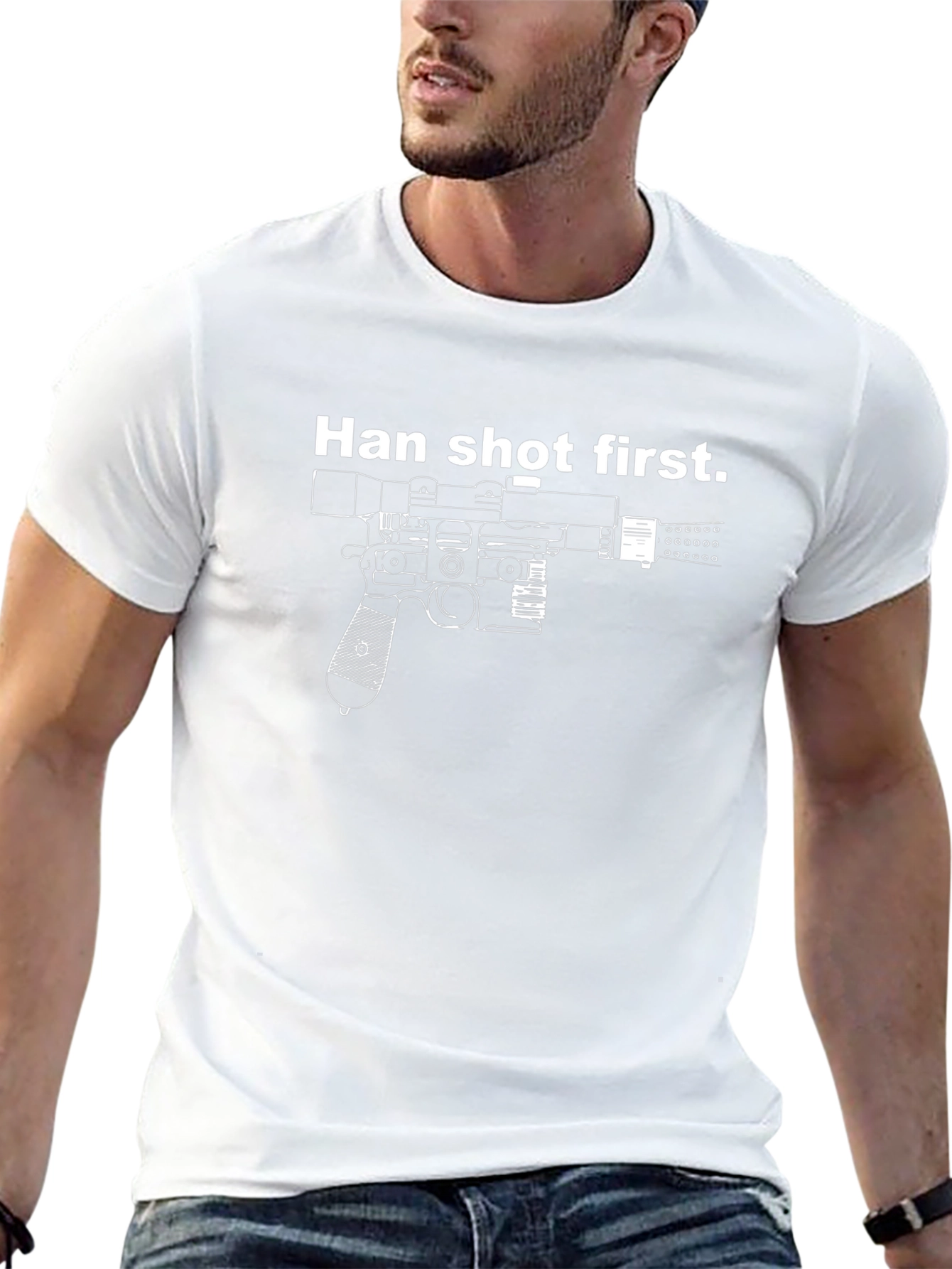 Han Shot First Graphic Tee - Black