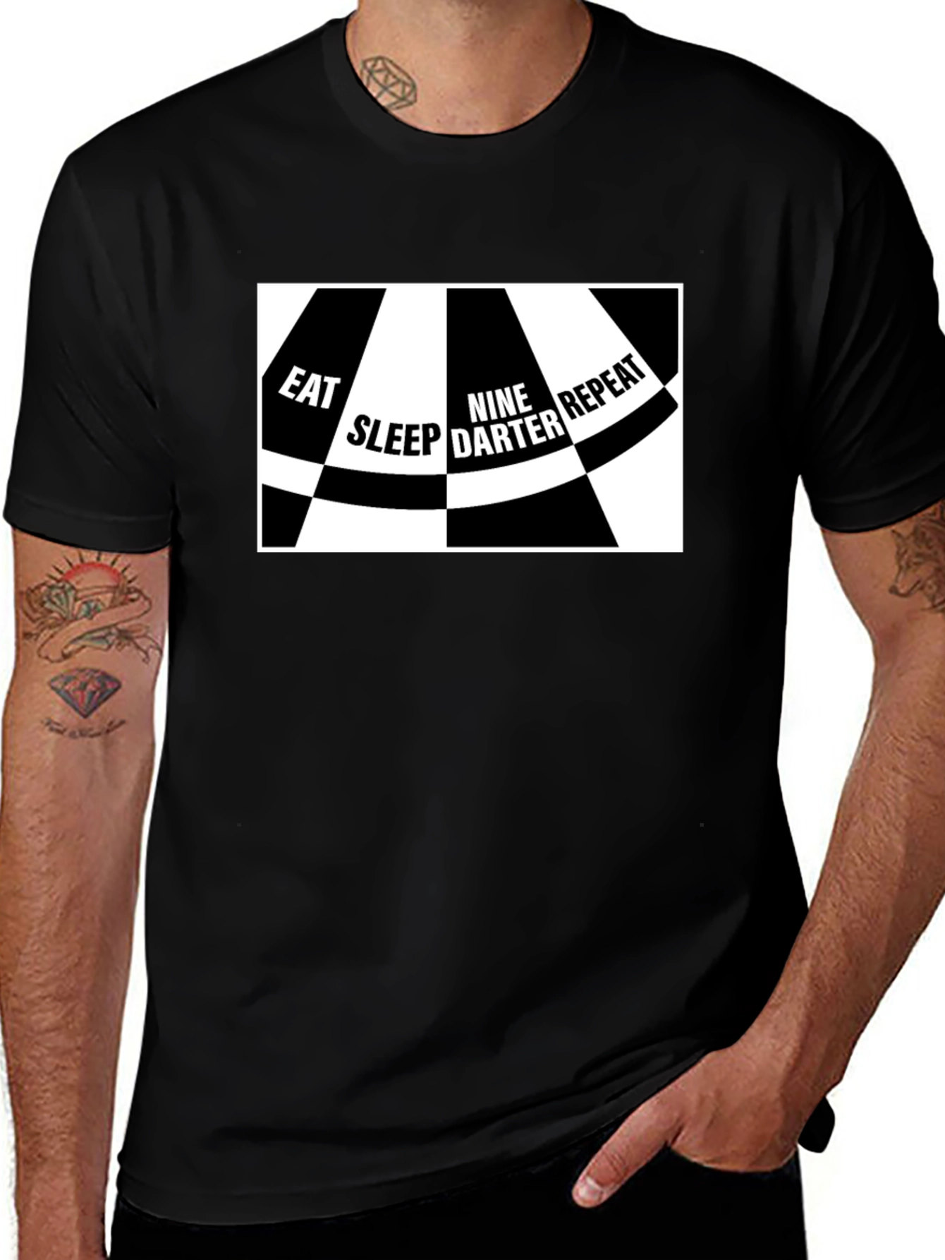 Eat Sleep Nine Darter Repeat T-Shirt