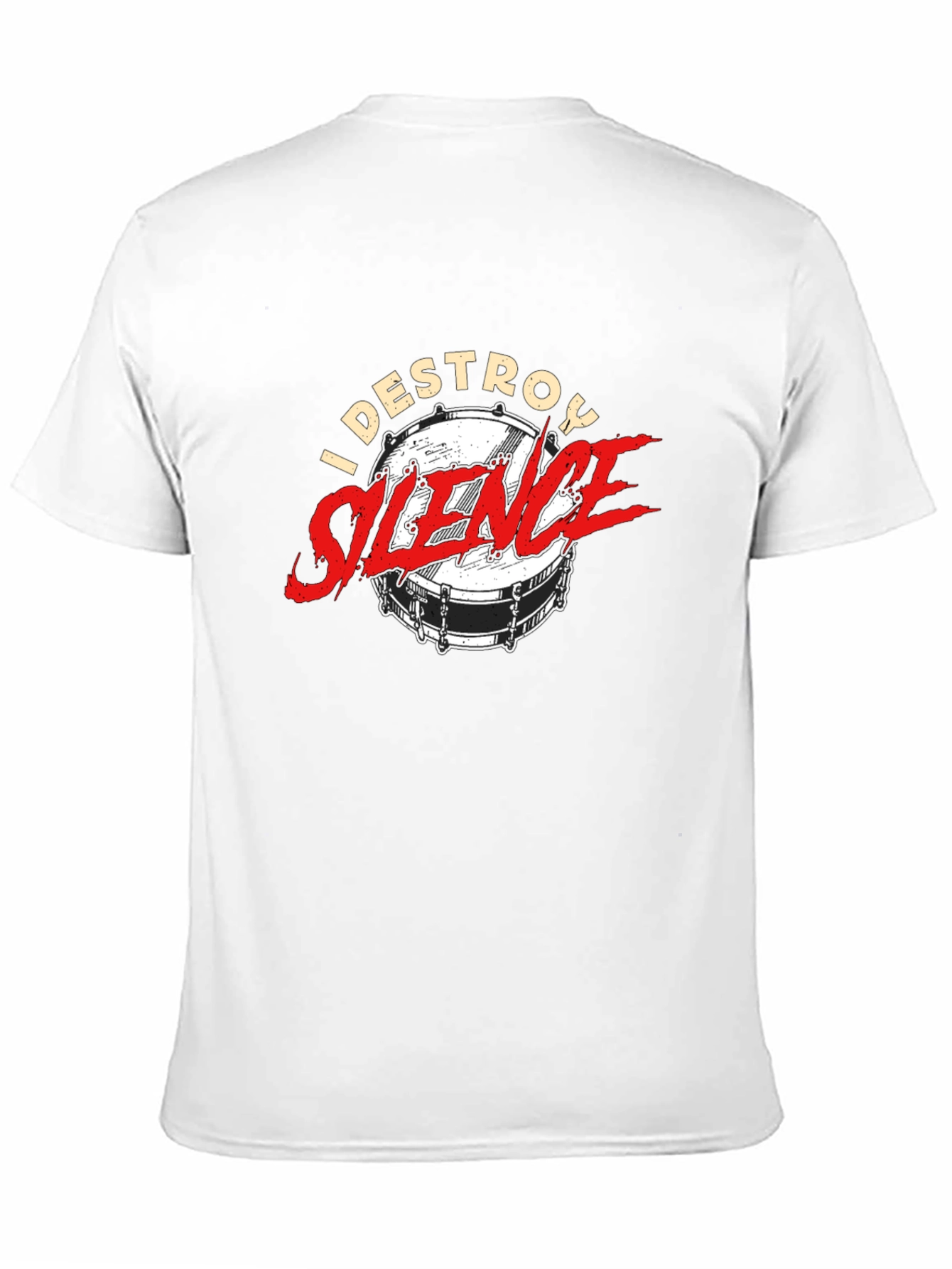 I Destroy Silence Drummer T-Shirt