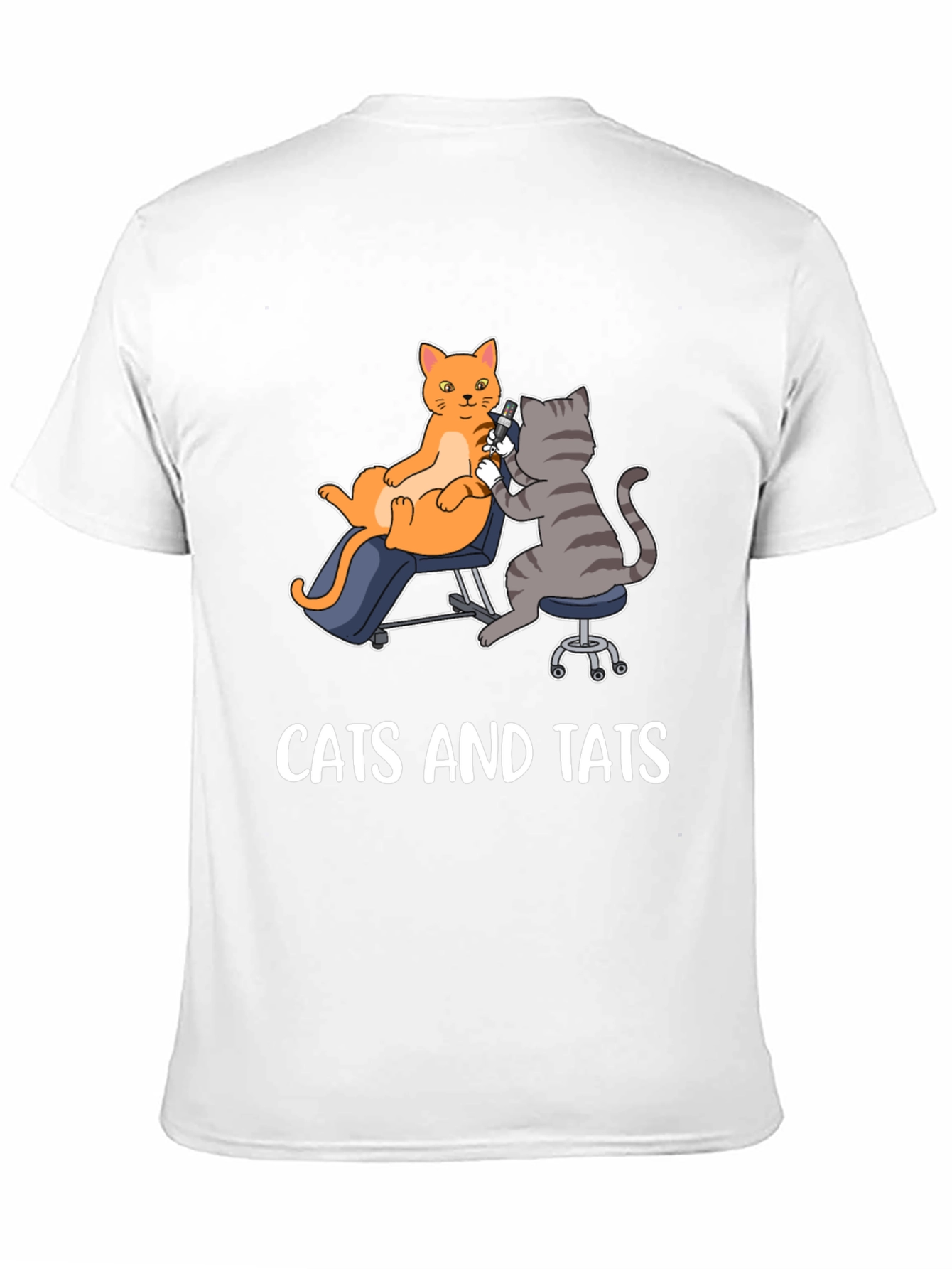 Cats and Tats Graphic Tee - Unique Tattoo Art