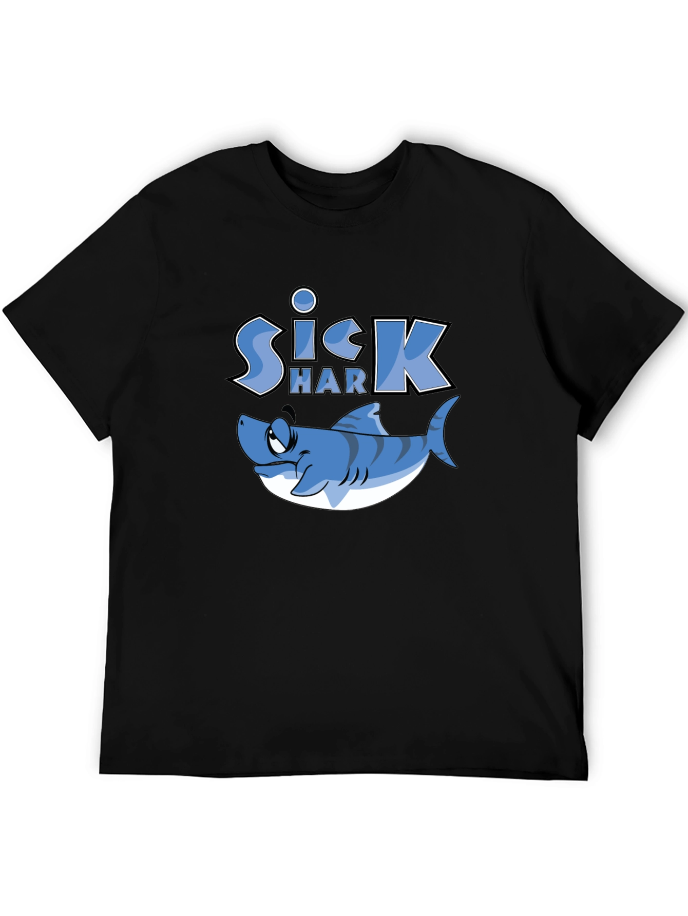 Sick Shark Graphic T-Shirt
